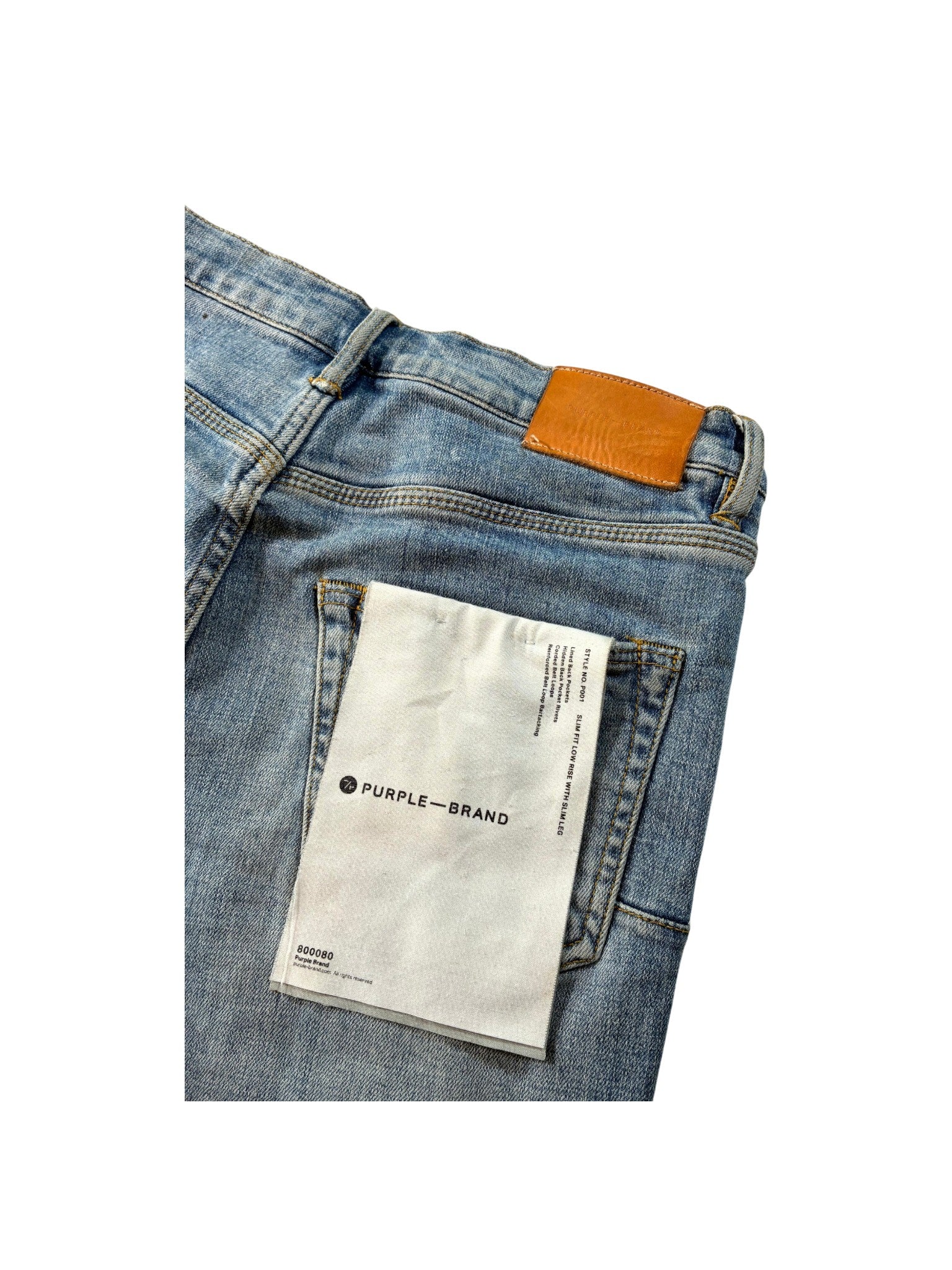 Purple Brand Ripped Light Wash Jeans