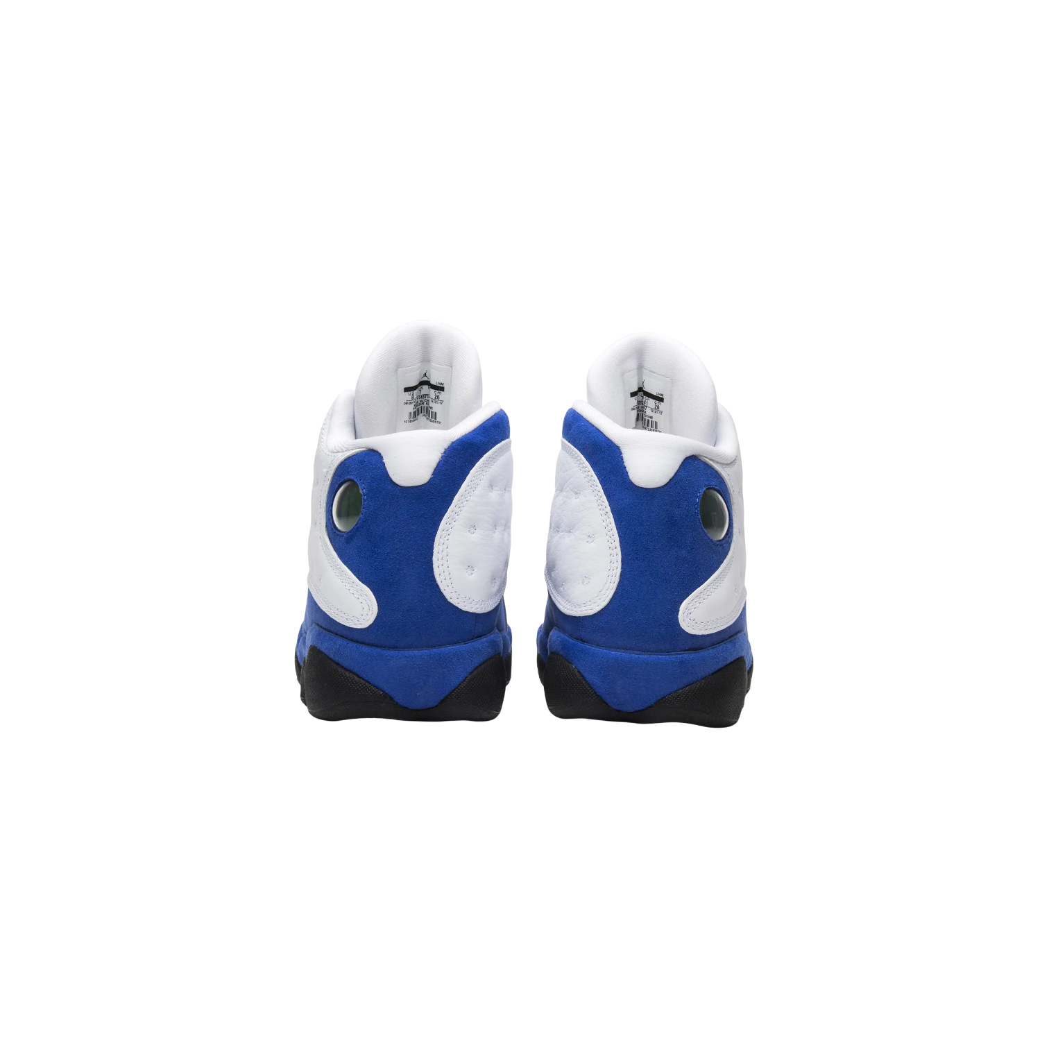 Jordan 13 'White Hyper Royal Black' Sneakers
