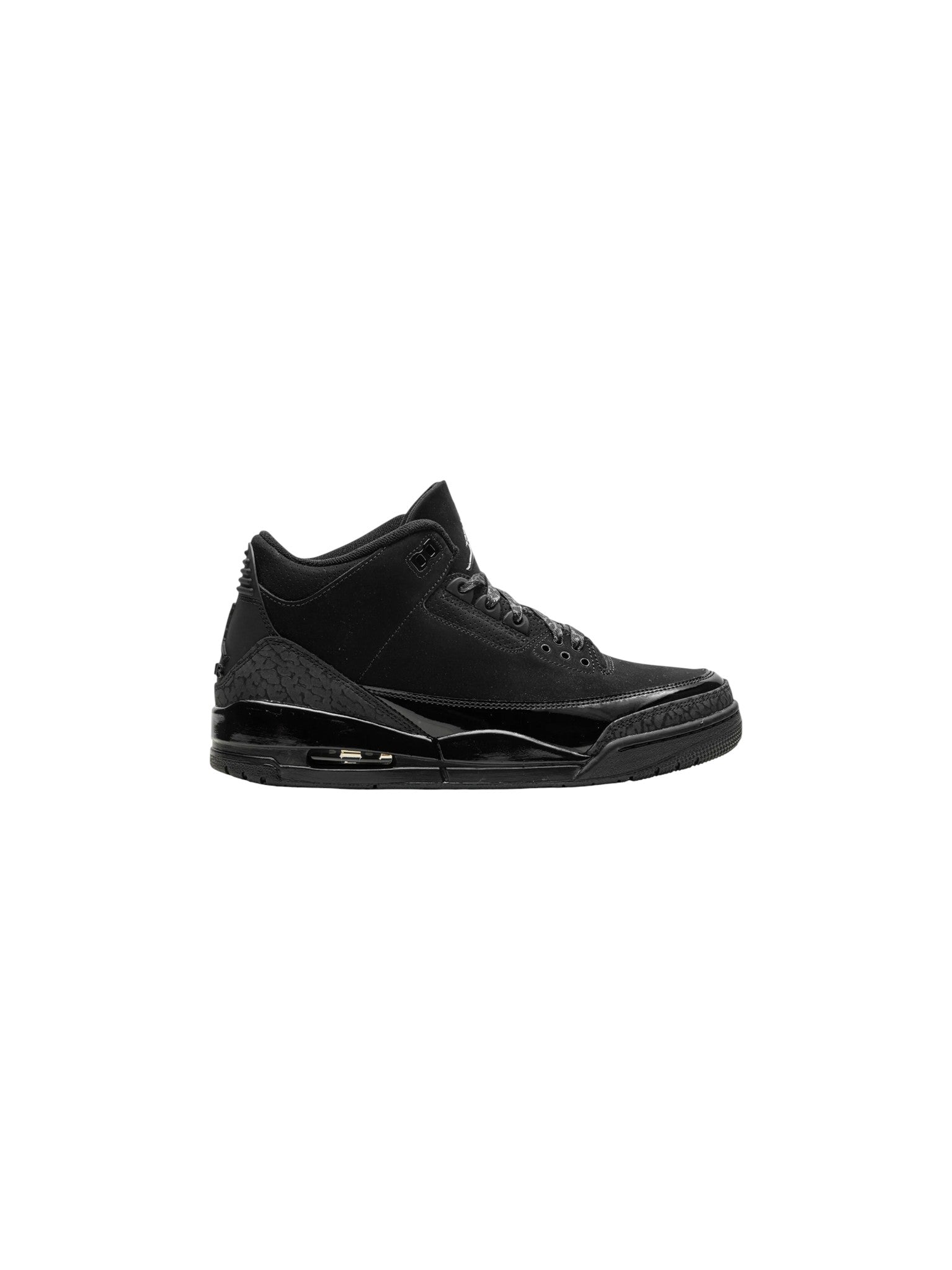 Jordan 3 'Black Cat' Black Sneakers
