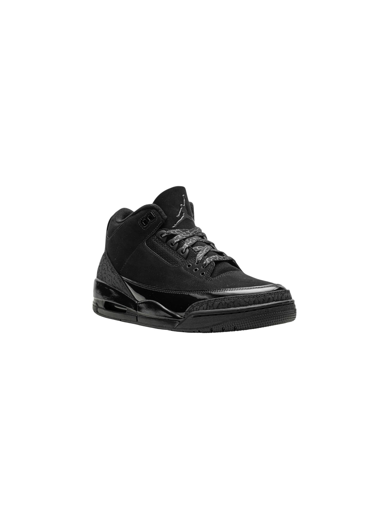 Jordan 3 'Black Cat' Black Sneakers