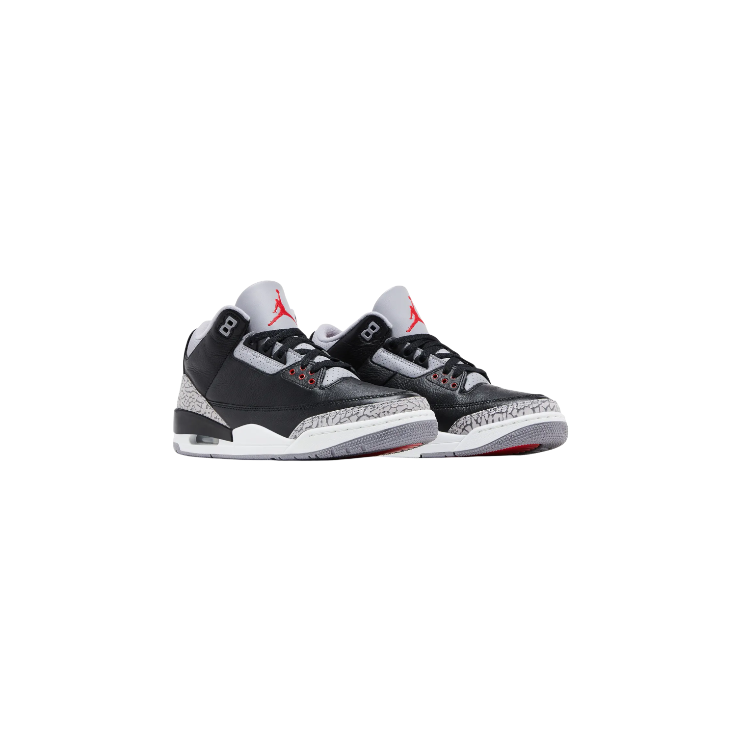 Jordan 3 'Black Cement' Black & Grey Sneaker
