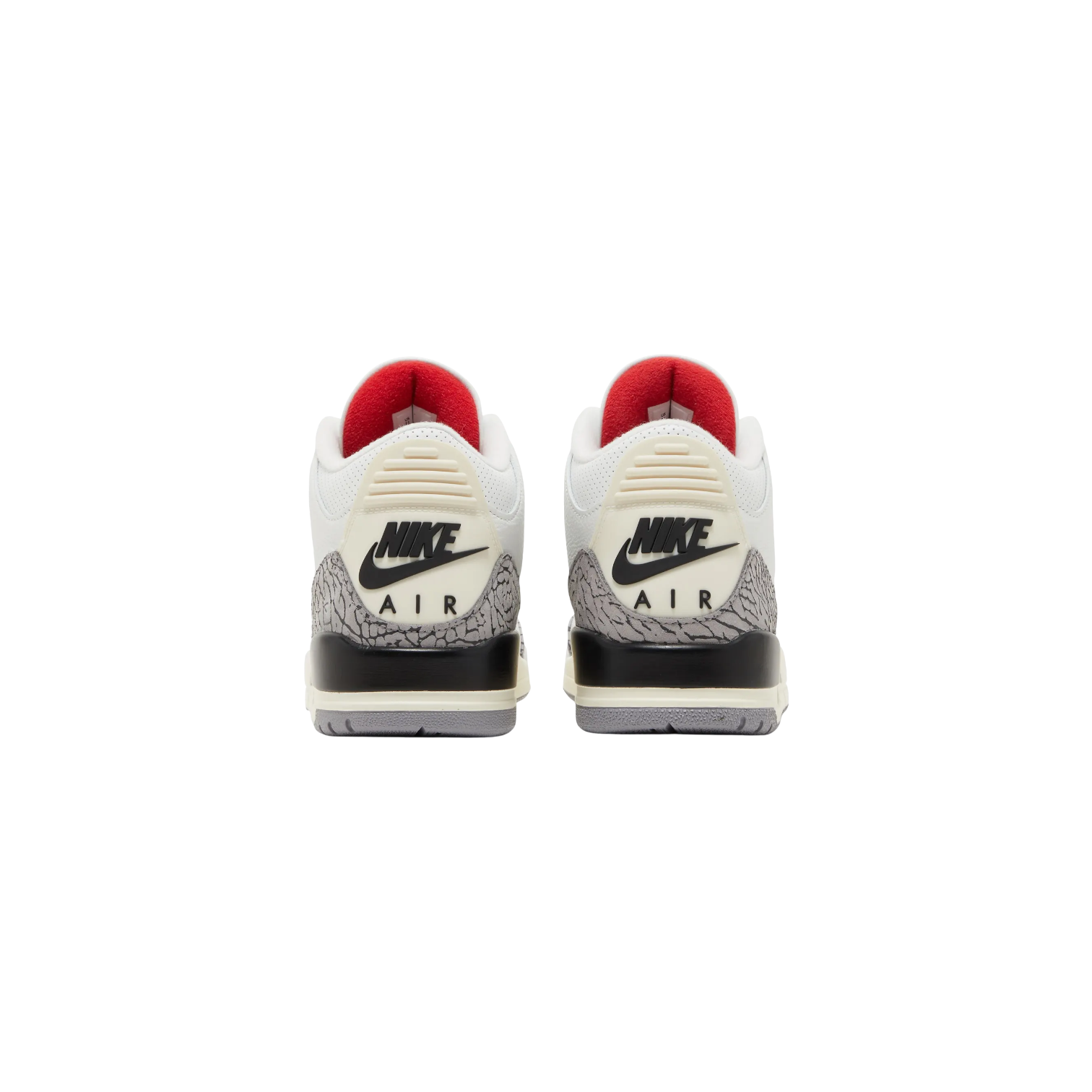 Jordan 3 'White Cement' White Sneakers