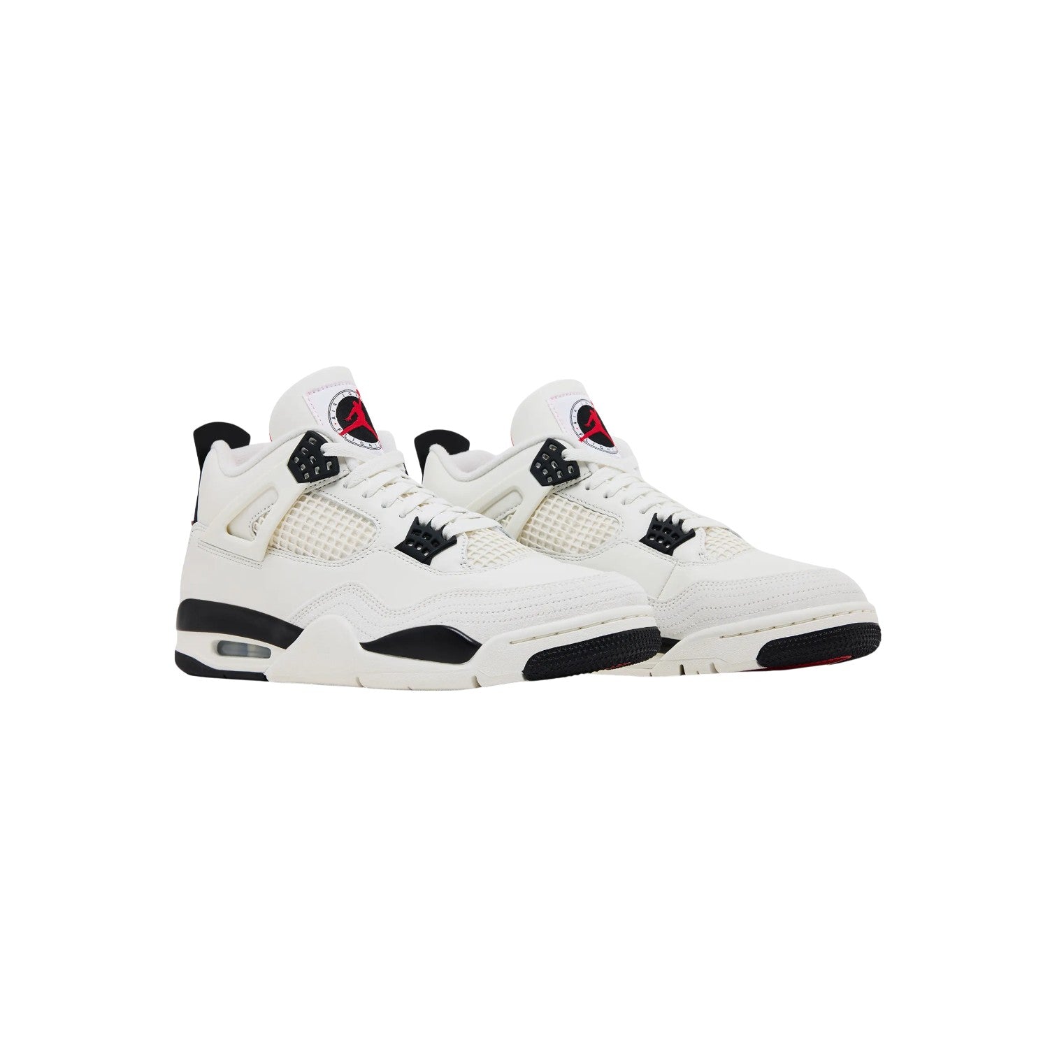 Jordan 4 'Flight Club' White and Black Sneakers