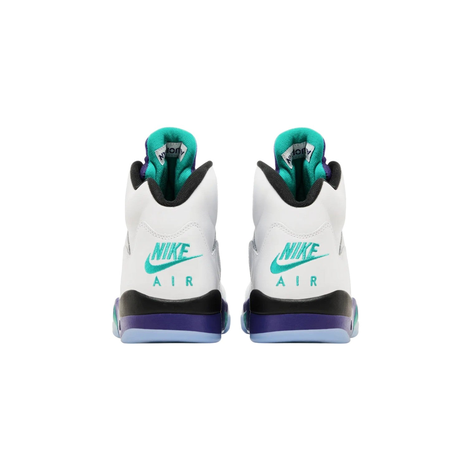 Jordan 5 'Grape' White Sneakers