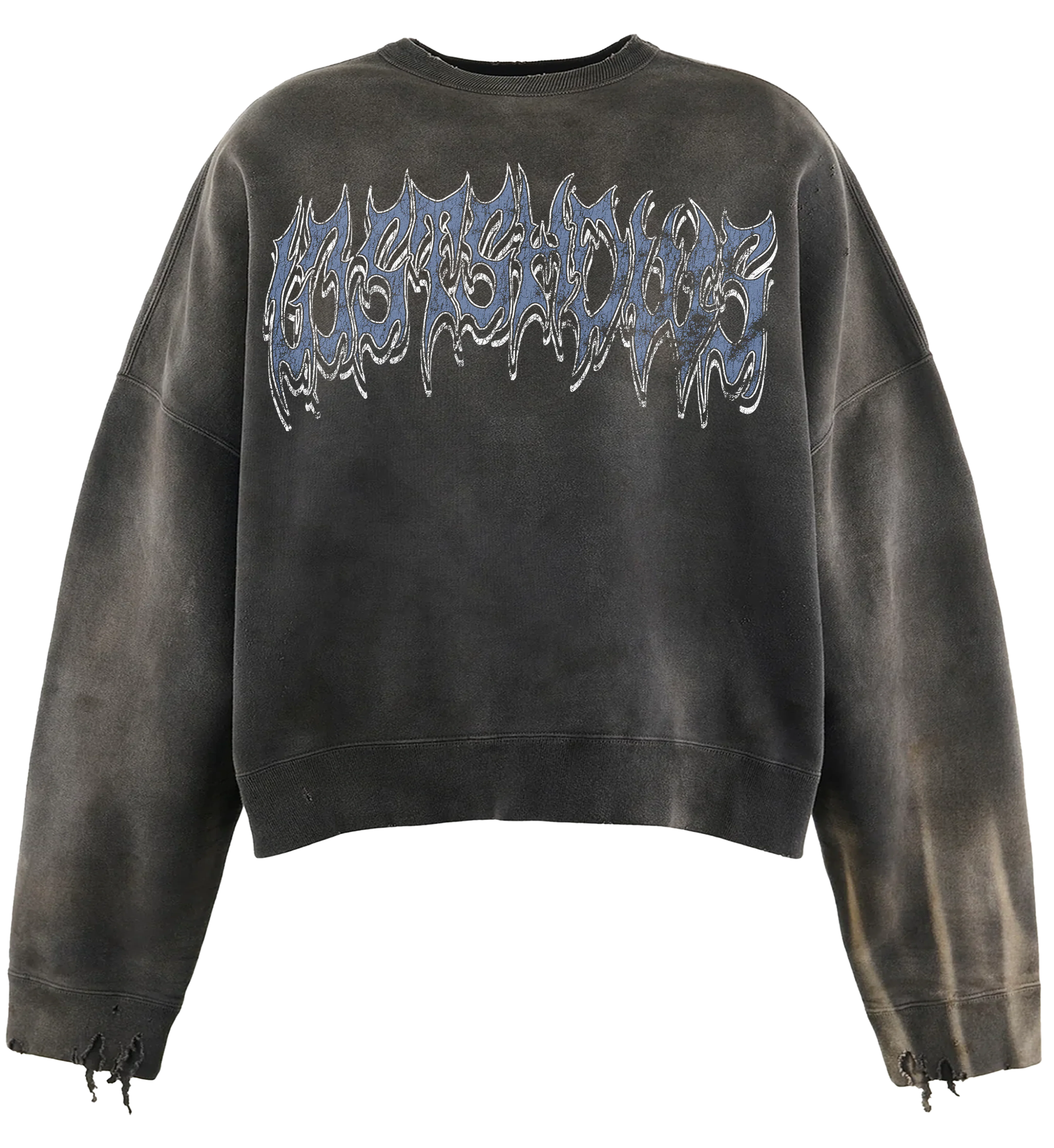 LOST SHDWS 'Vintage Wash' Black Sweatshirt