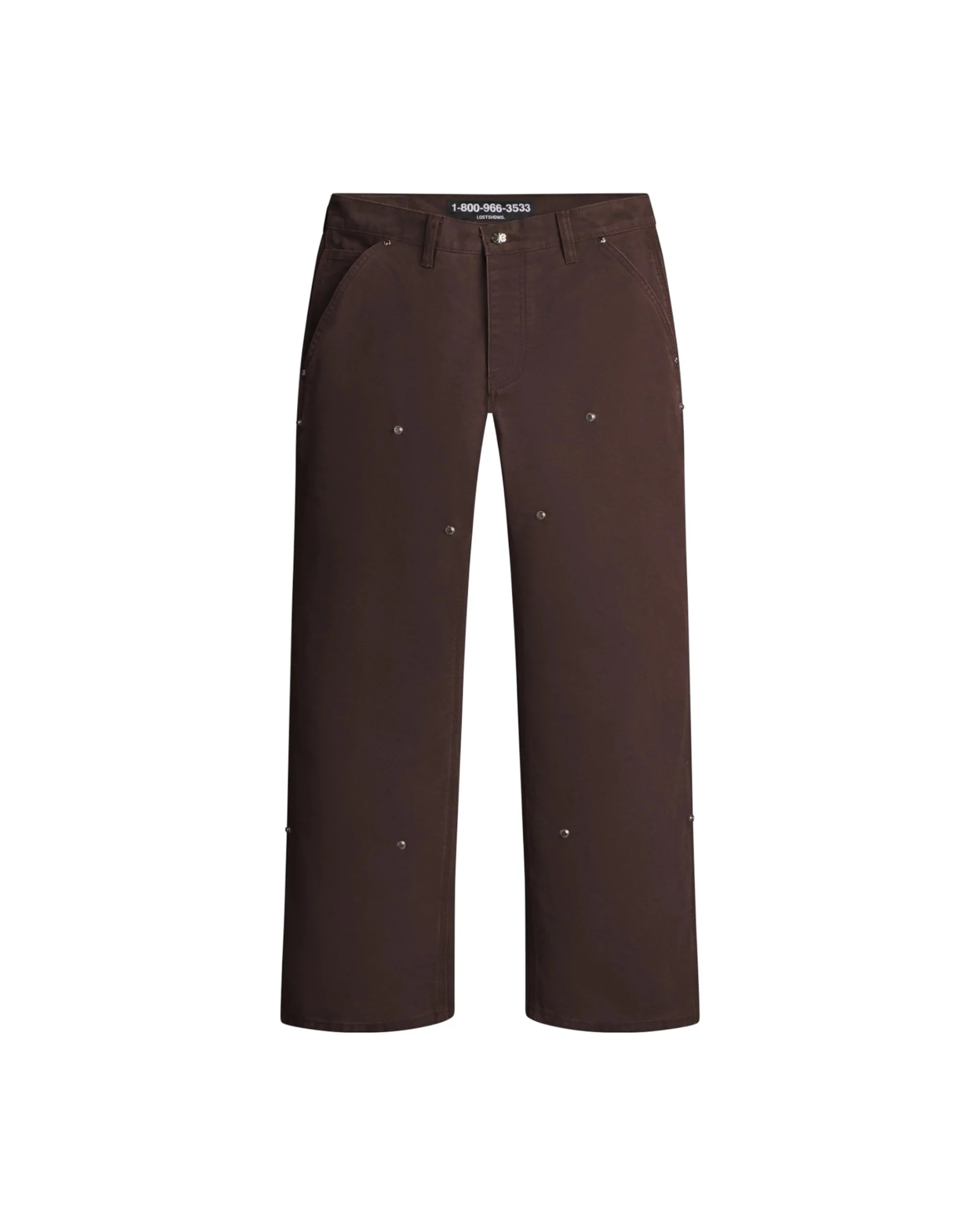 LOSTSHDWS 'Detached Double Knee' Dirt Brown Jeans