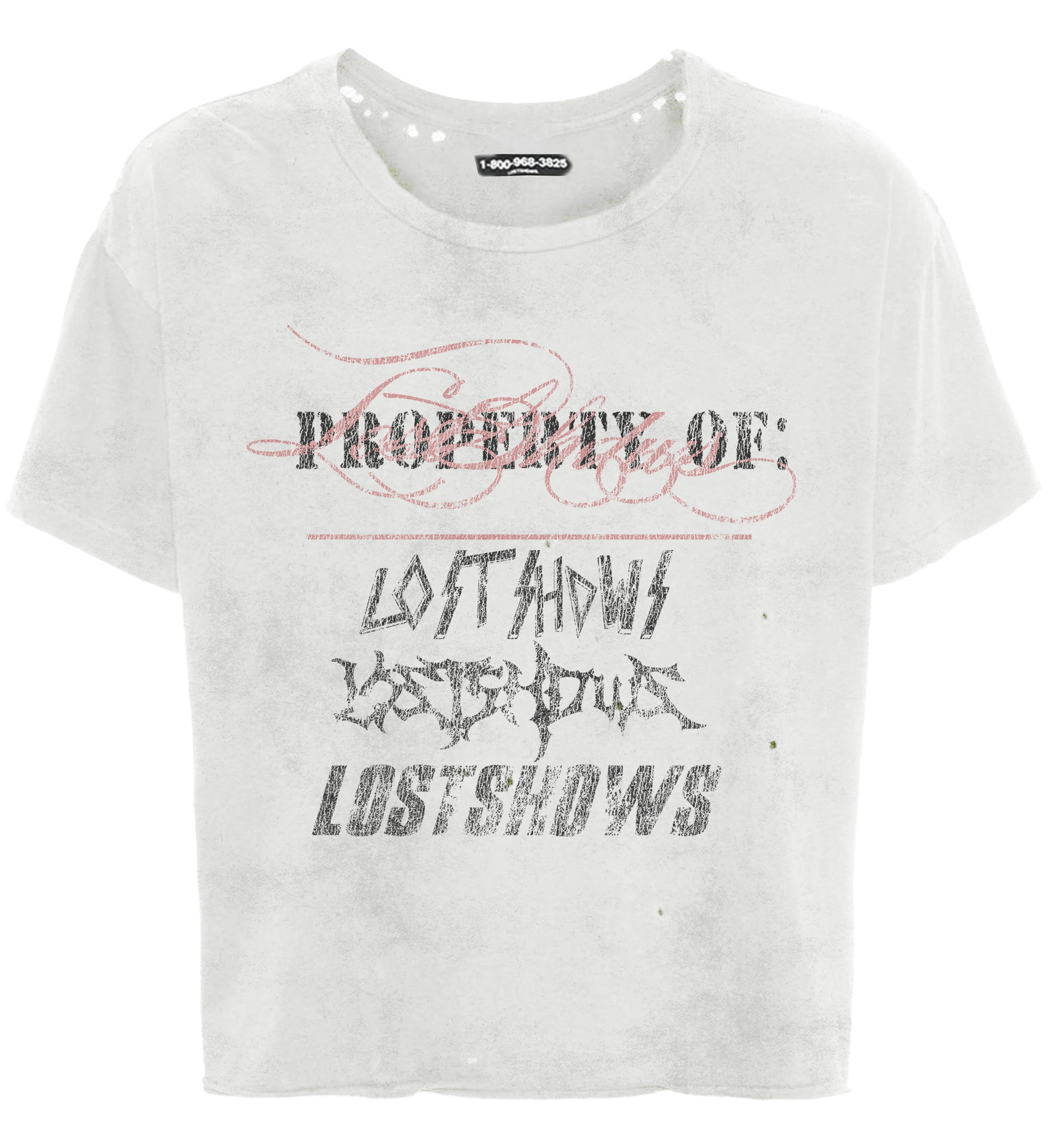 LOST SHDWS 'Property Of' White Tee