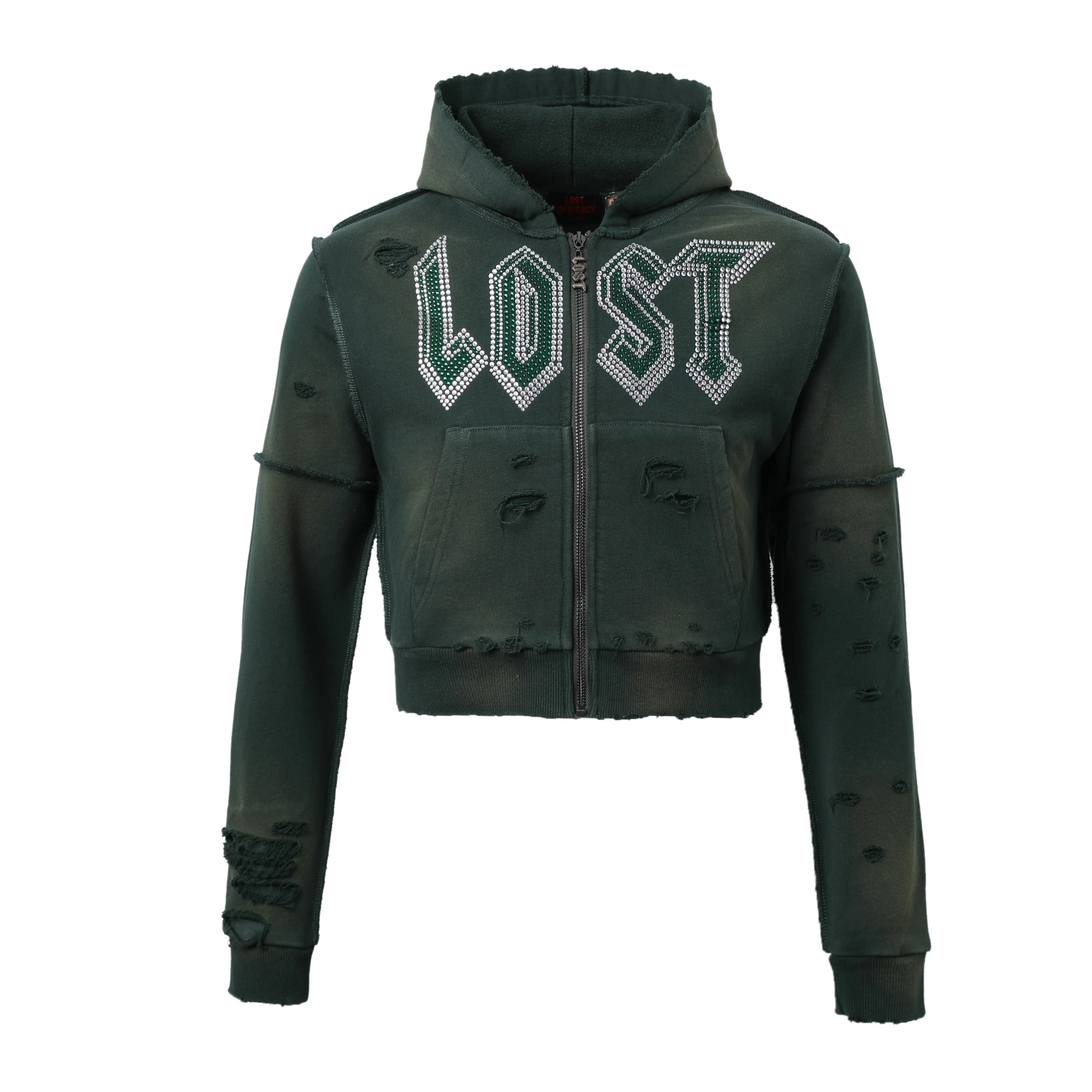 Lost Intricacy Emerald Zip Up Hoodie (Women's)