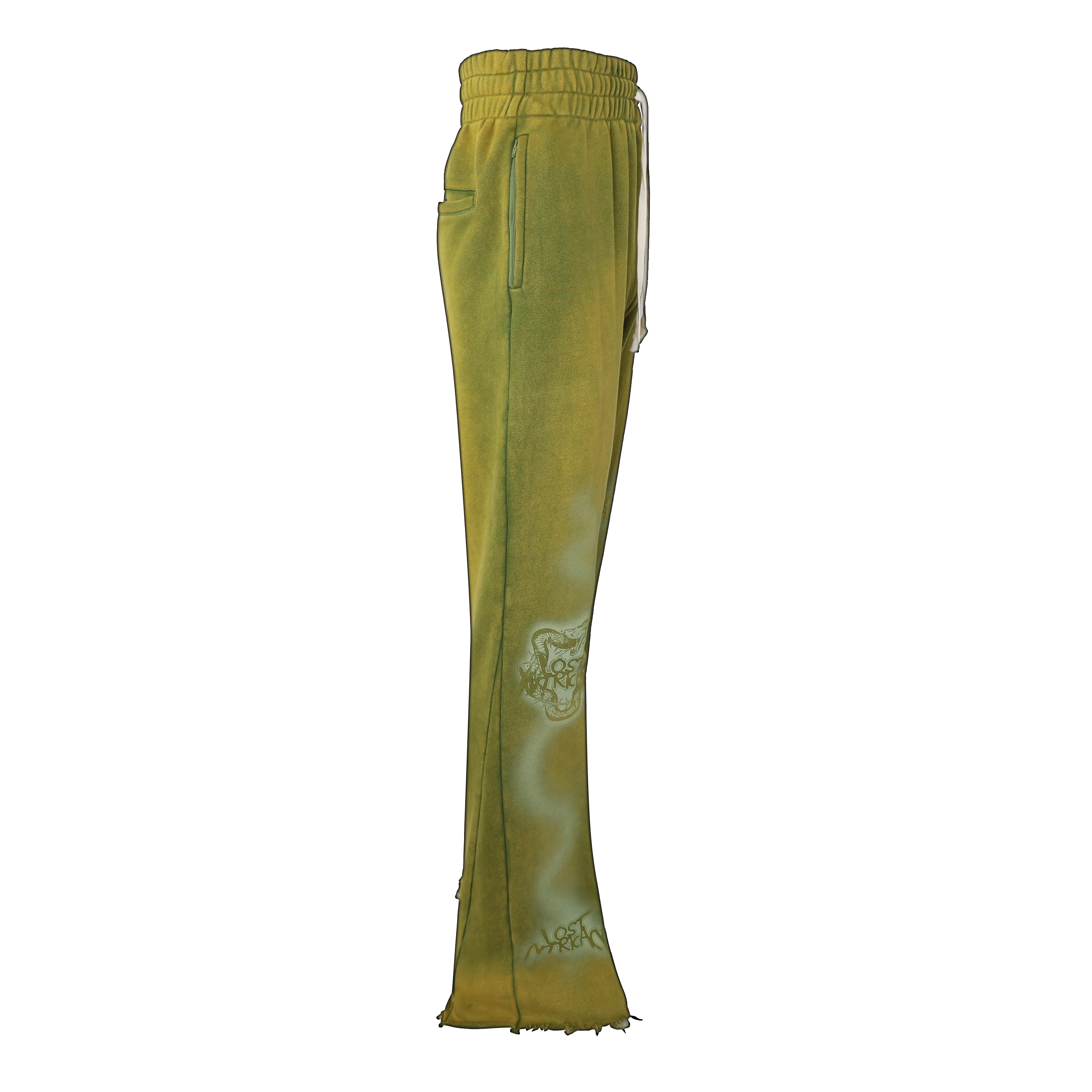 Lost Intricacy Moss Green Sweats