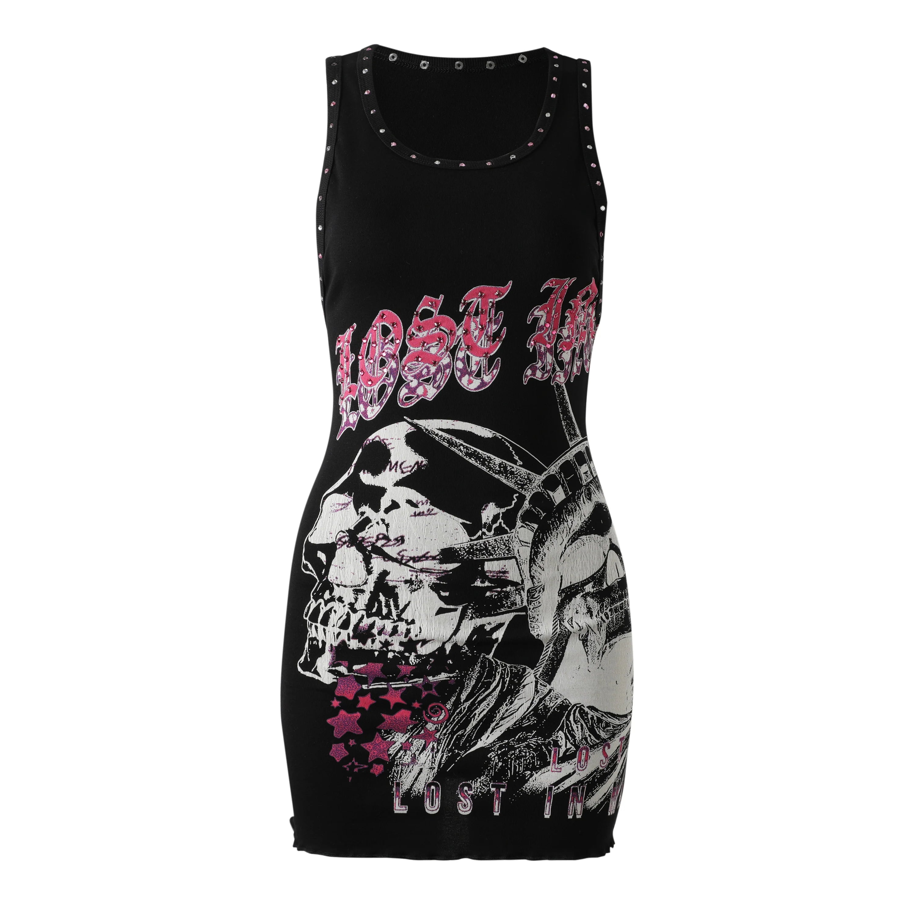 Lost Intricacy 'Fatal Empire' Black Dress