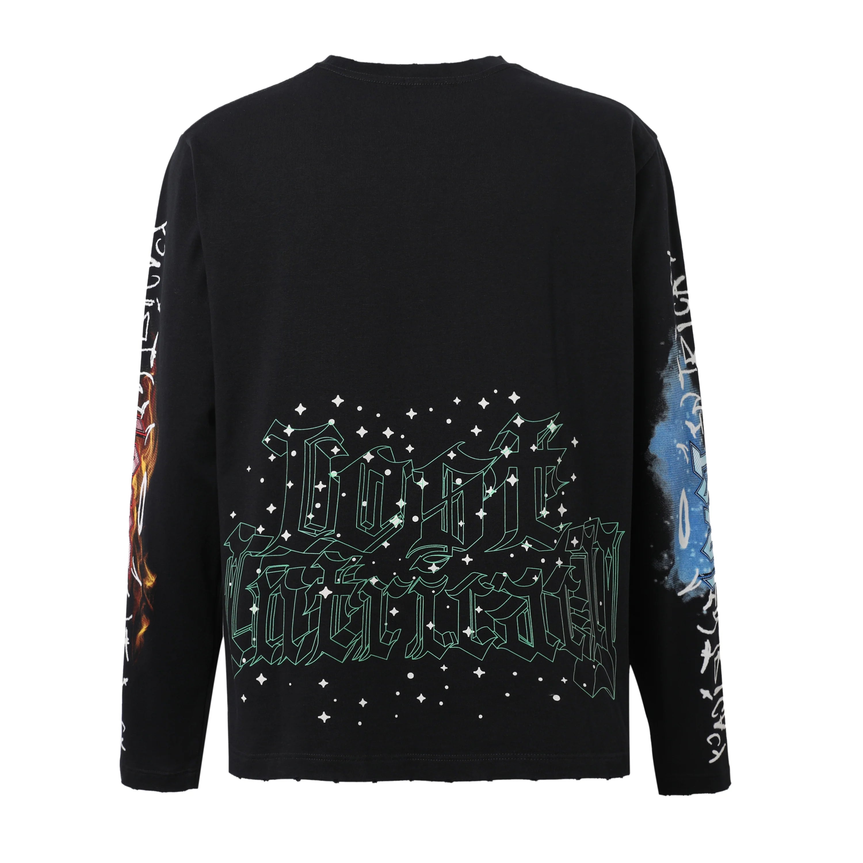 Lost Intricacy 'Heaven & Hell' Black LS Tee