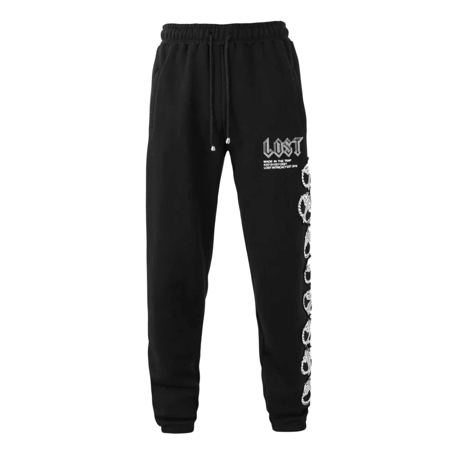 Lost Intricacy 'MITT' Black & White Sweats