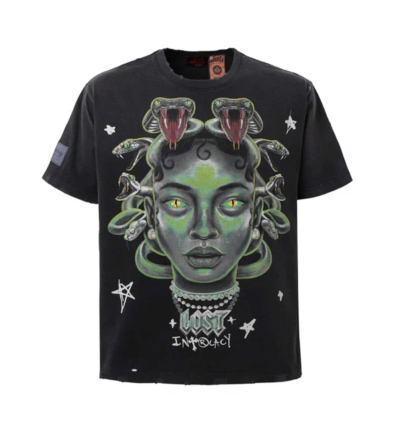 Lost Intricacy 'Medusa' Black Tee