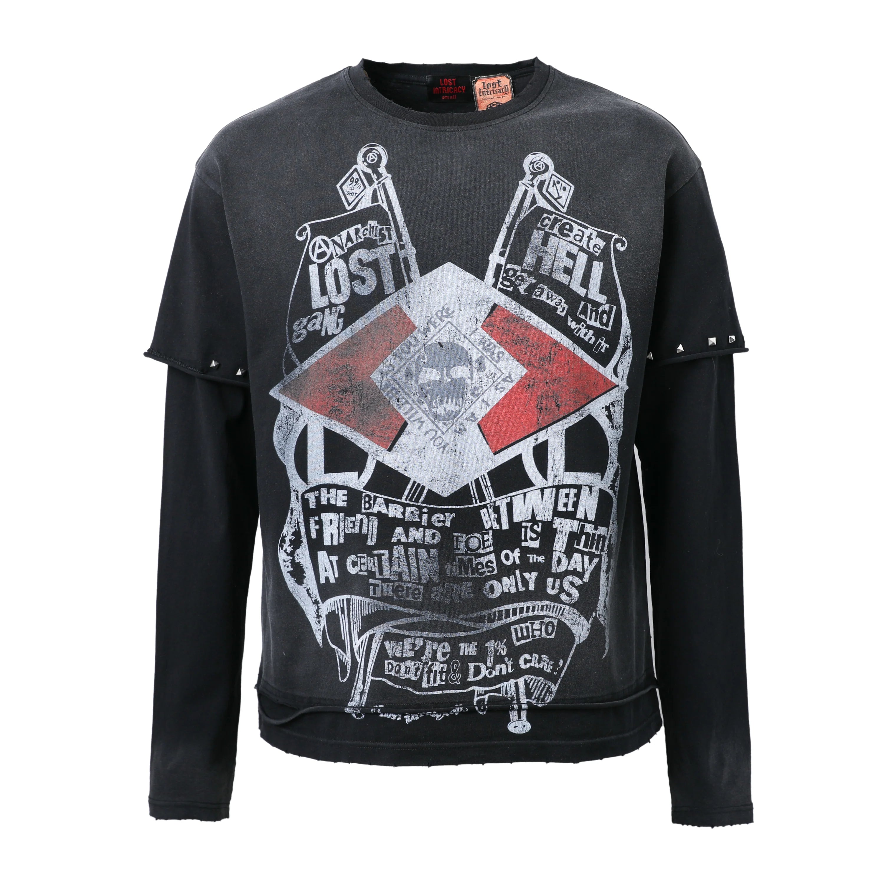 Lost Intricacy 'Westwood' Black LS Tee