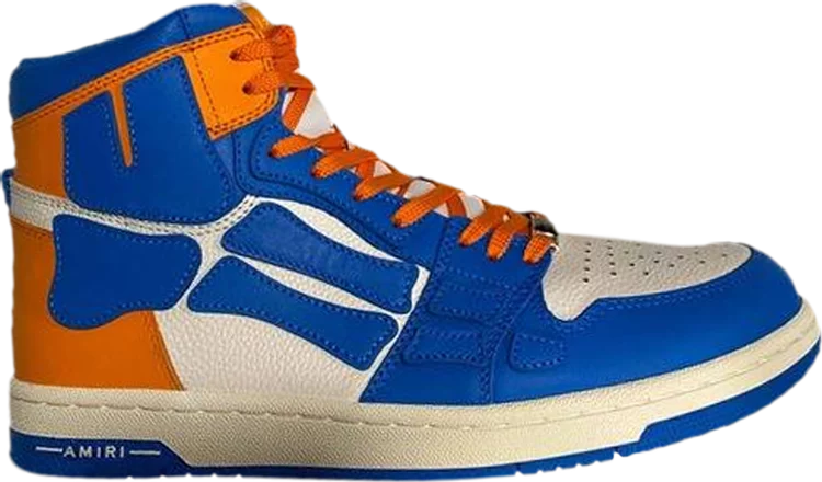Amiri Skel Top Hi Blue Orange