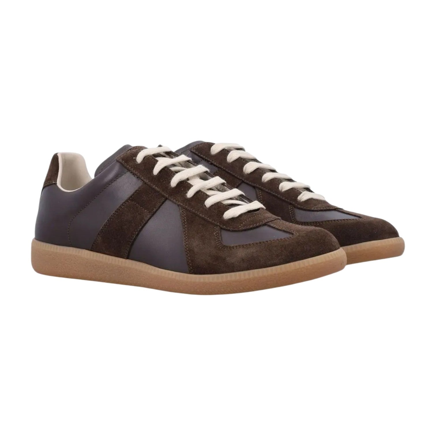Maison Margiela 'Replica Low-Top' Brown Sneakers