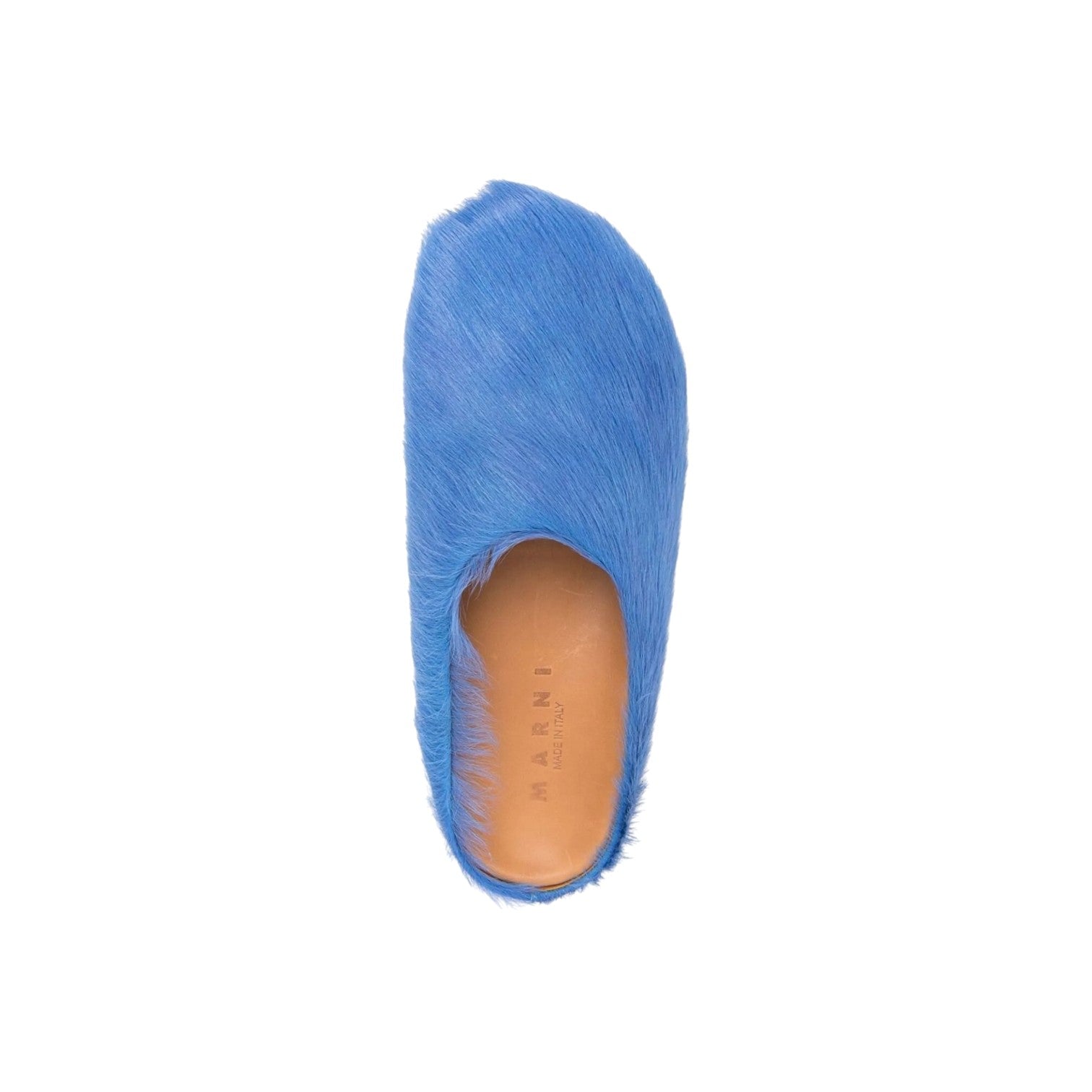 Marni 'Fussbet Sabot' Blue Slides