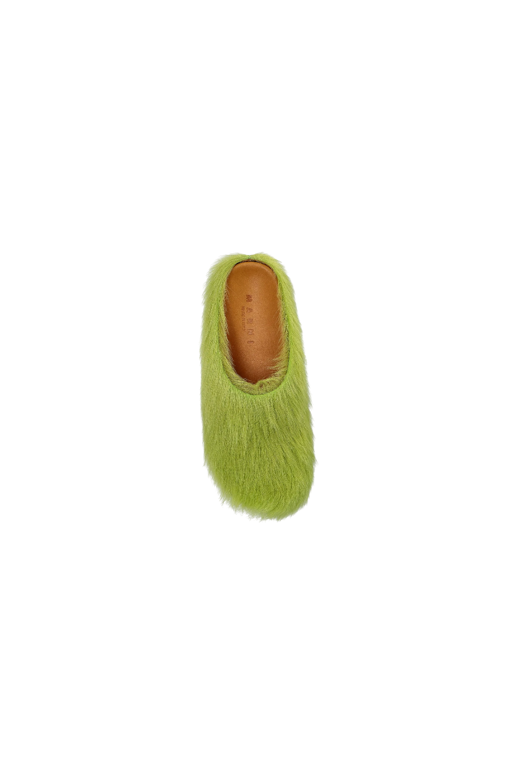 Marni 'Fussbet Sabot' Green Slide