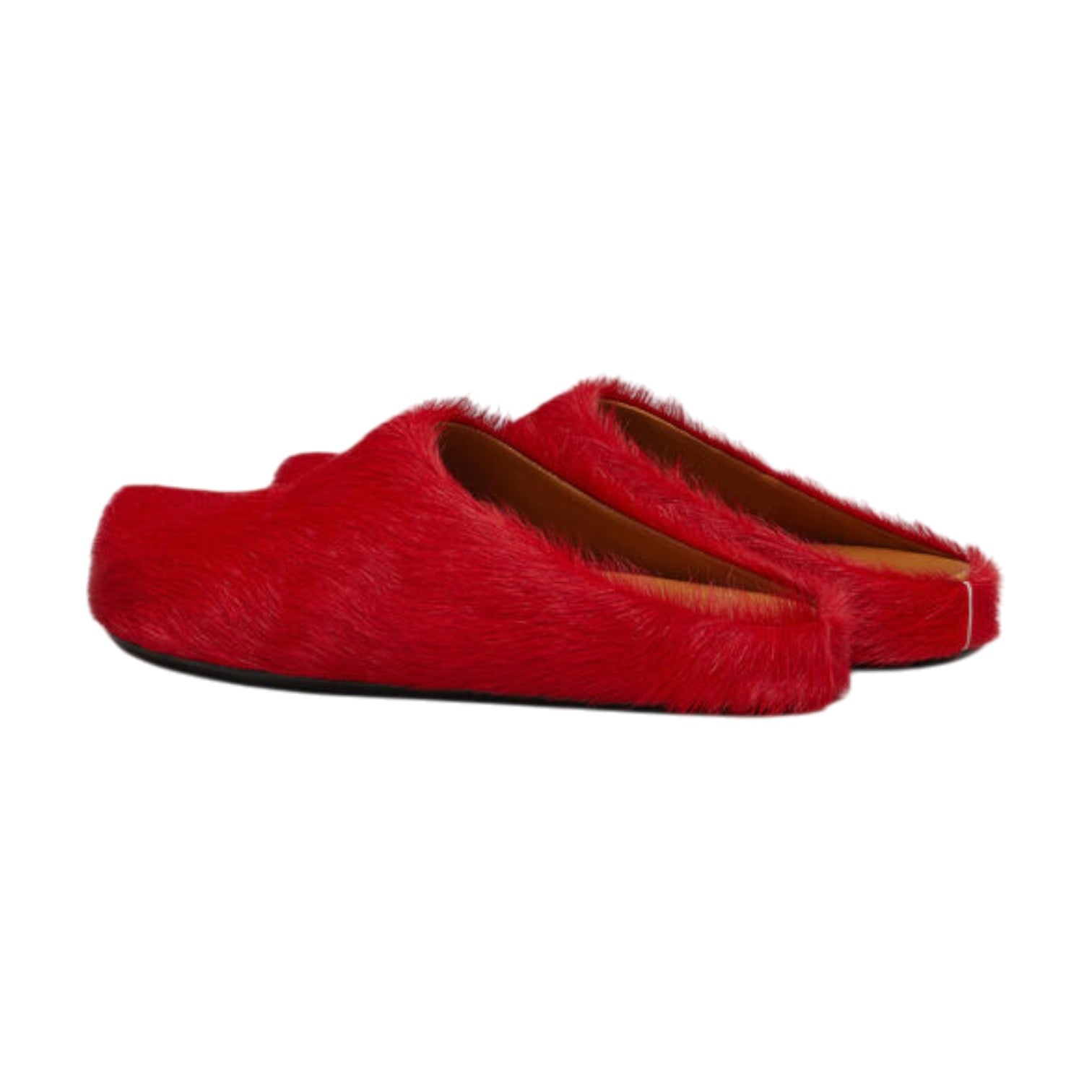 Marni 'Fussbet Sabot' Red Slippers