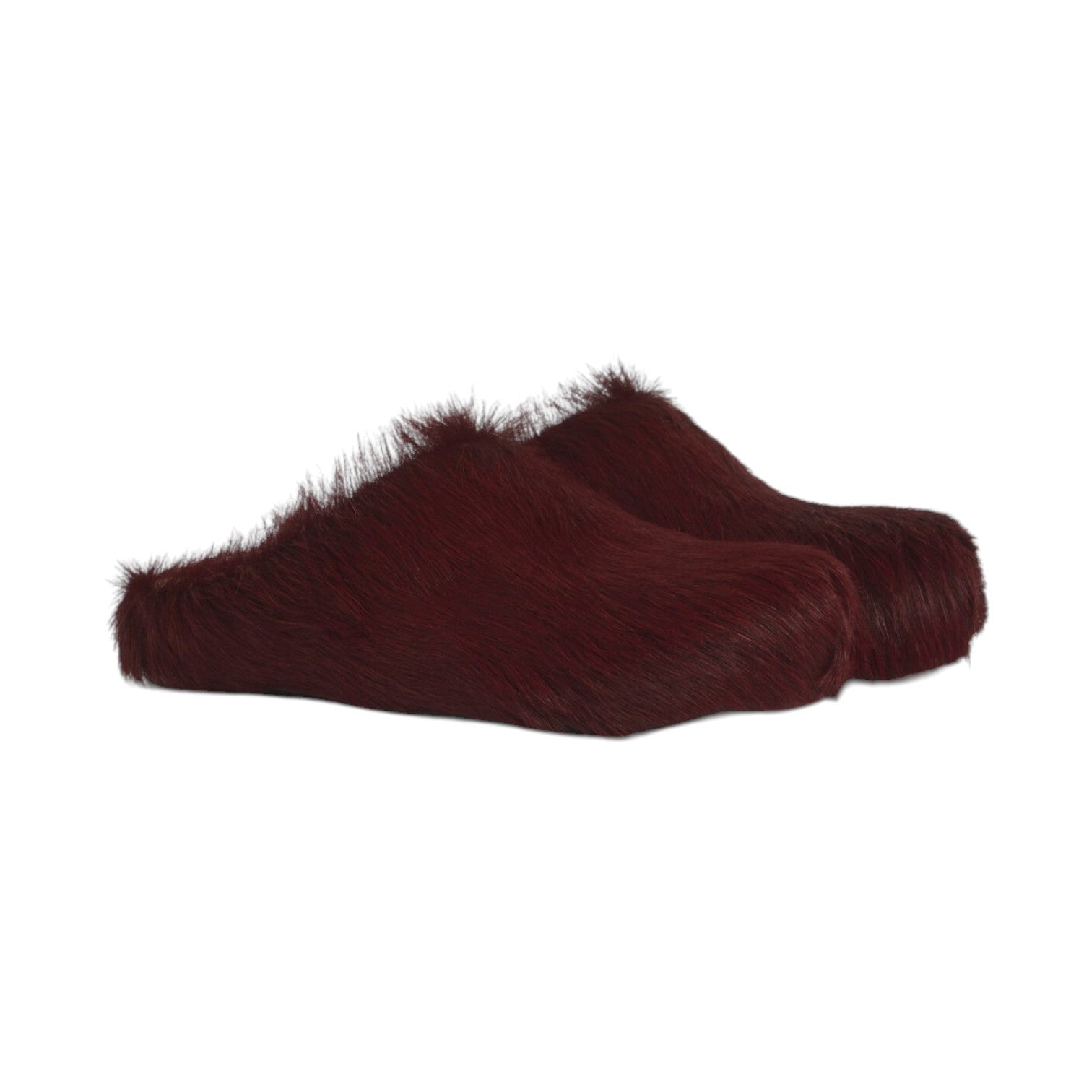 Marni 'Fussbet Sabot' Wild Cherry Slides