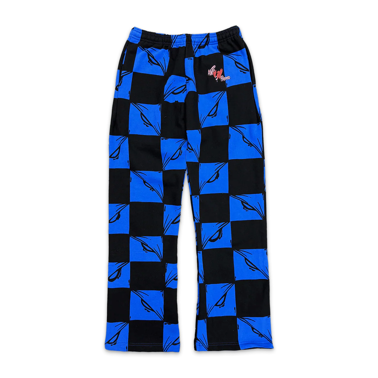 Matty Boy 'Anti Promo' Black & Blue Checkered Sweats