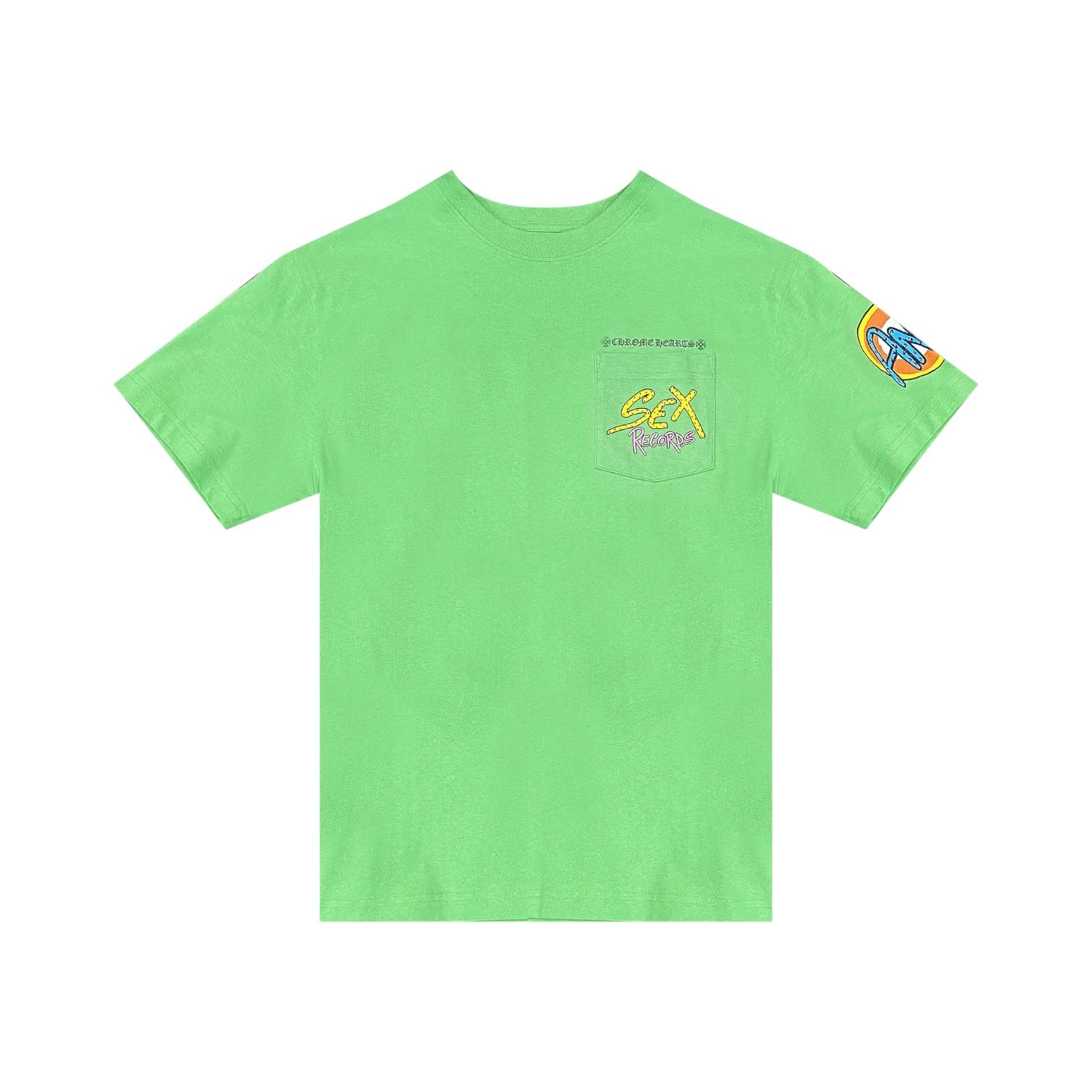 Matty Boy 'Sex Records Chaos' Neon Green Tee