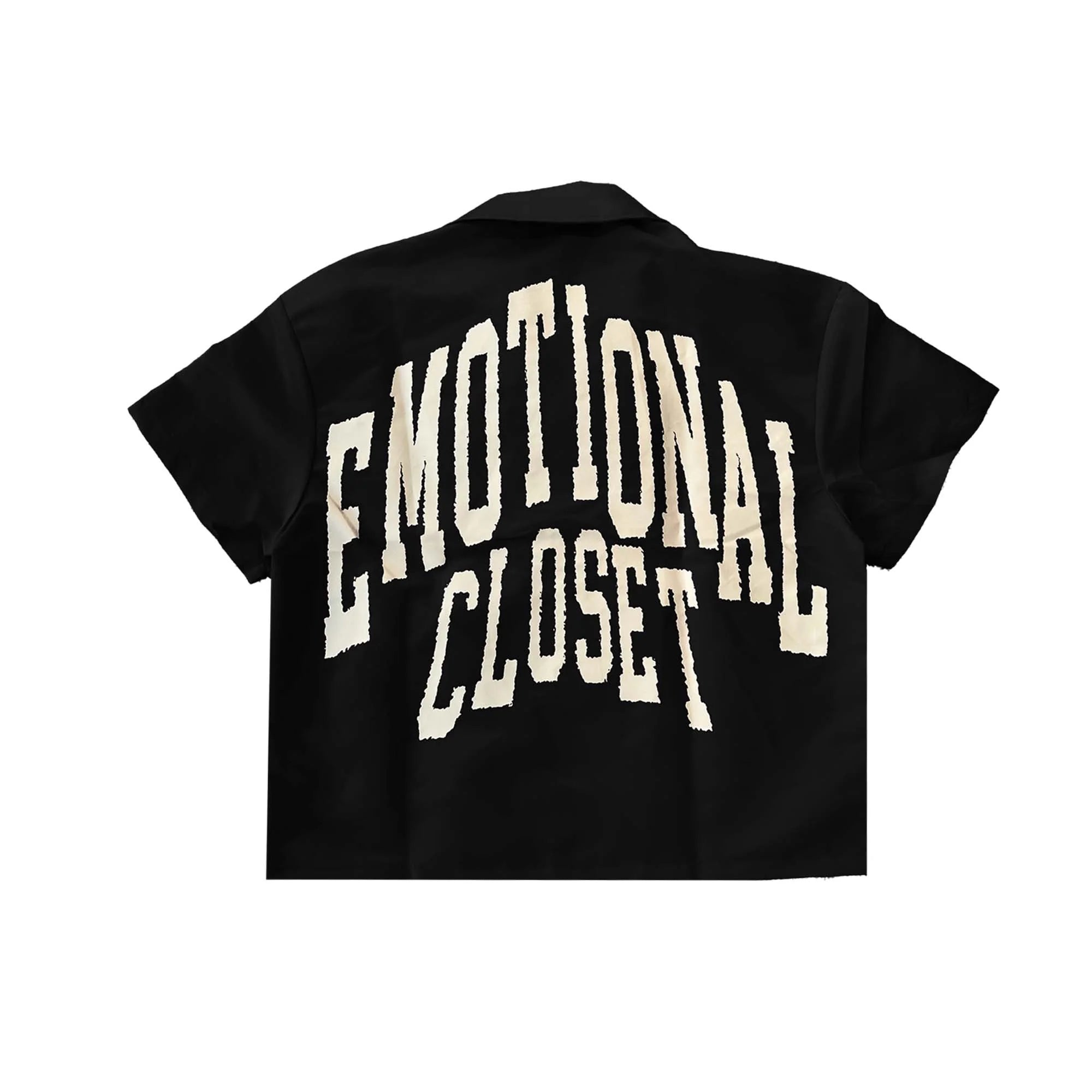 Mixed Emotions 'Backyard' Black Nylon Shirt