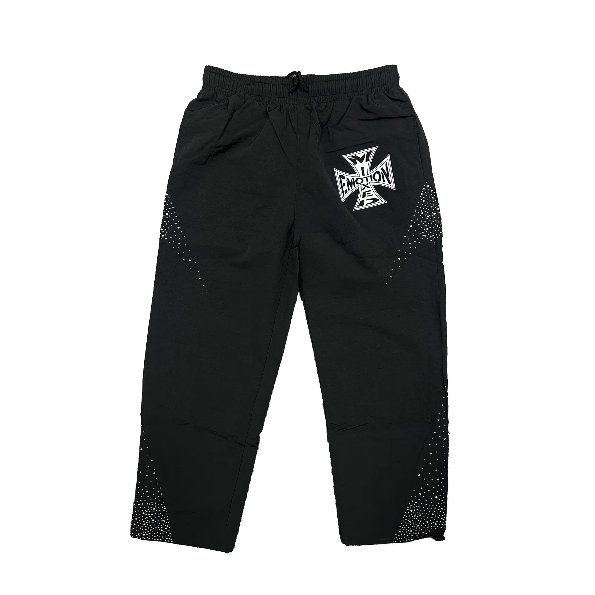 Mixed Emotions 'Classic' Black Nylon Sweats