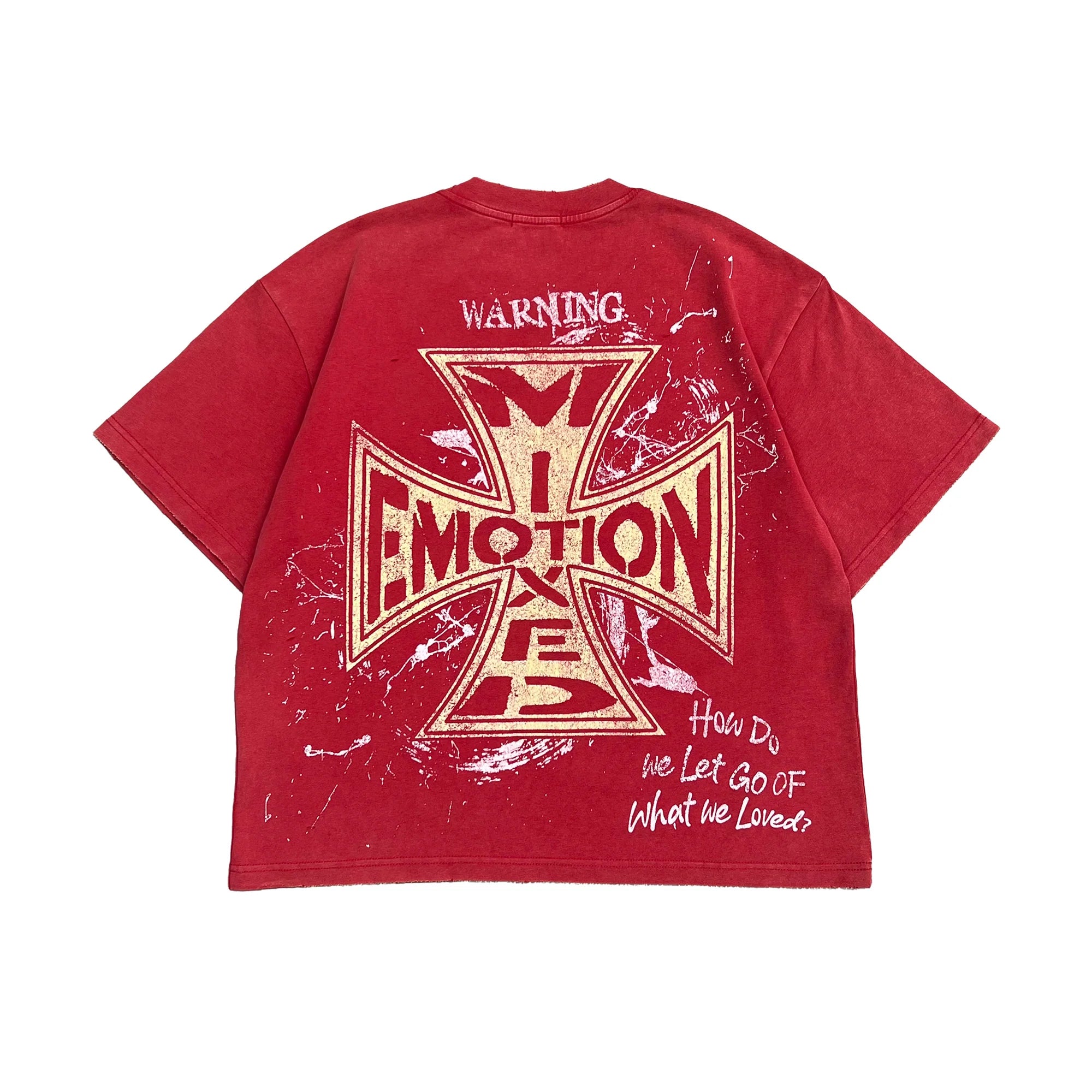 Mixed Emotions 'Crimson' Red Tee