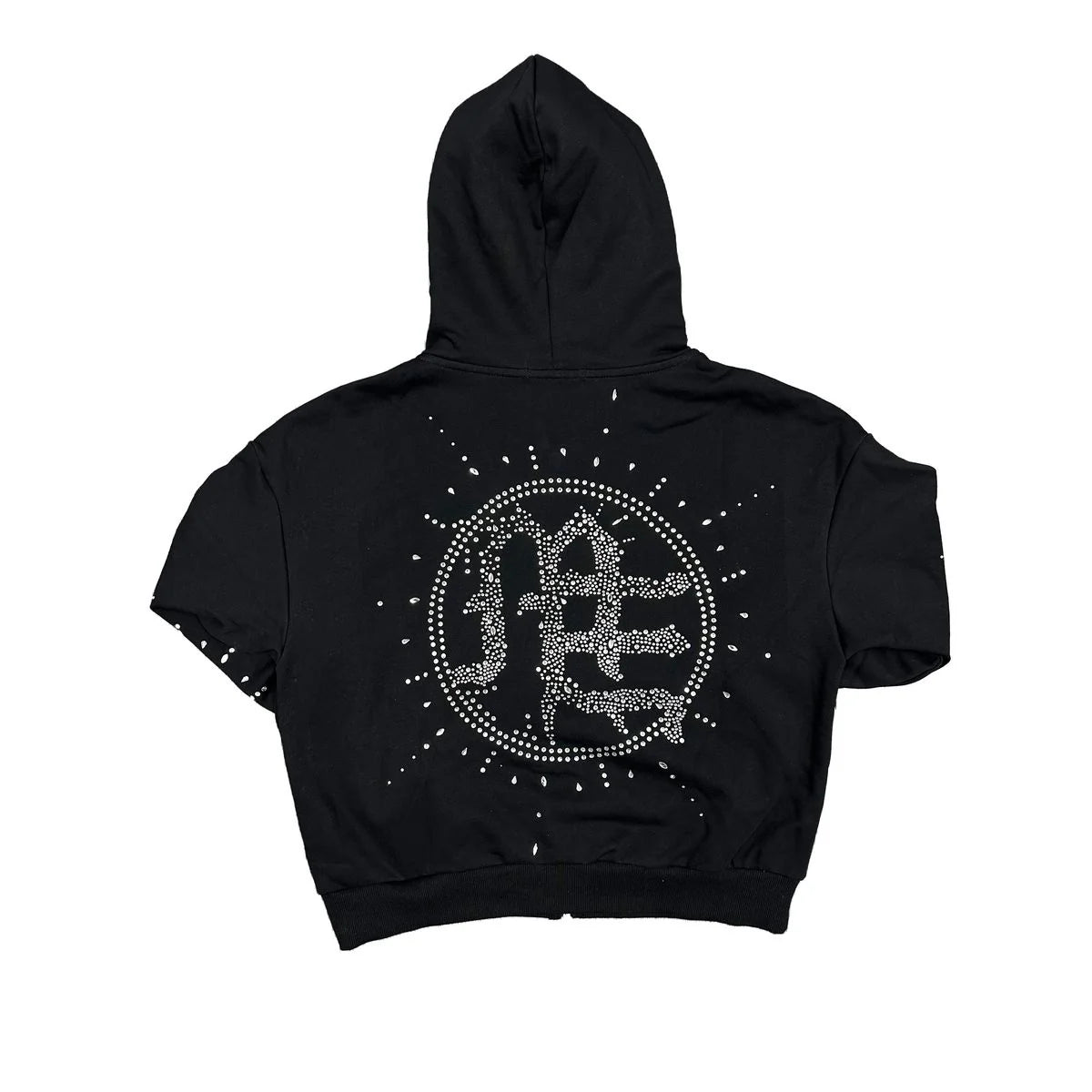 Mixed Emotions 'Eclipse' Black Rhinestone Hoodie