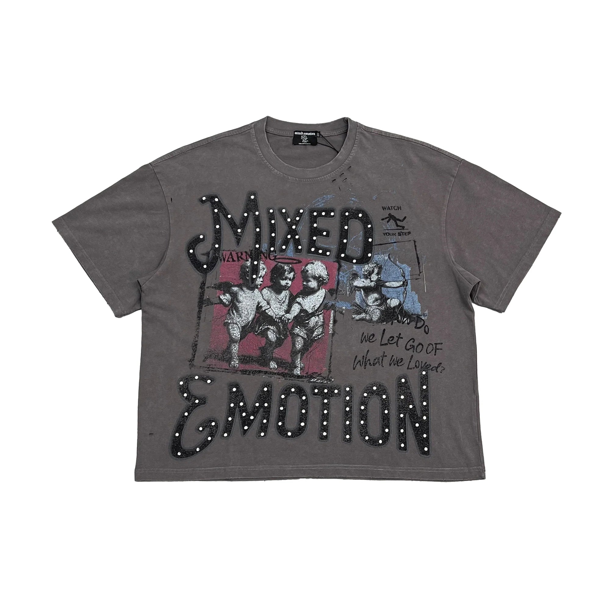 Mixed Emotions 'Friends' Grey Tee
