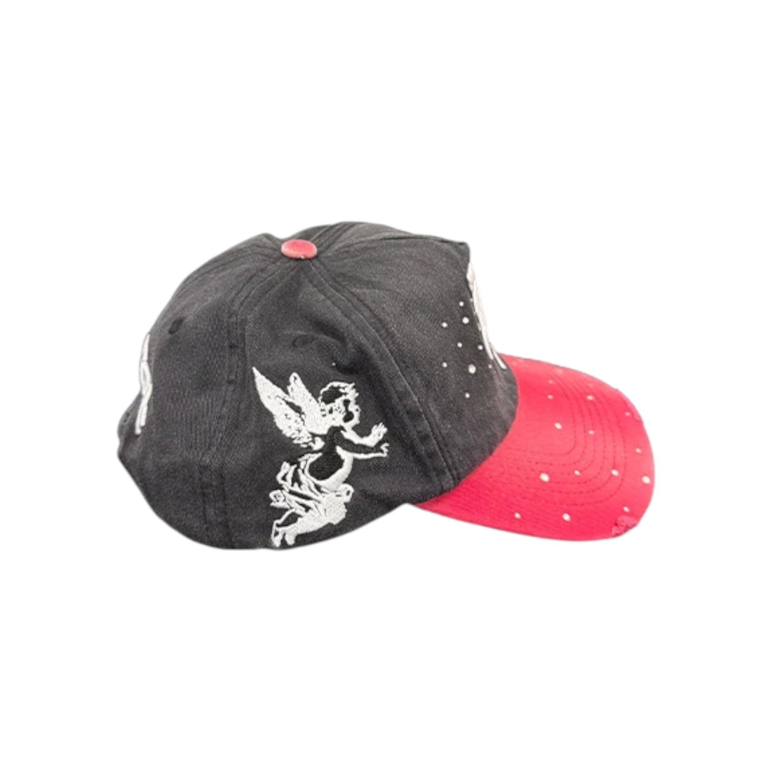 Mixed Emotions 'ME' Black & Red Hat