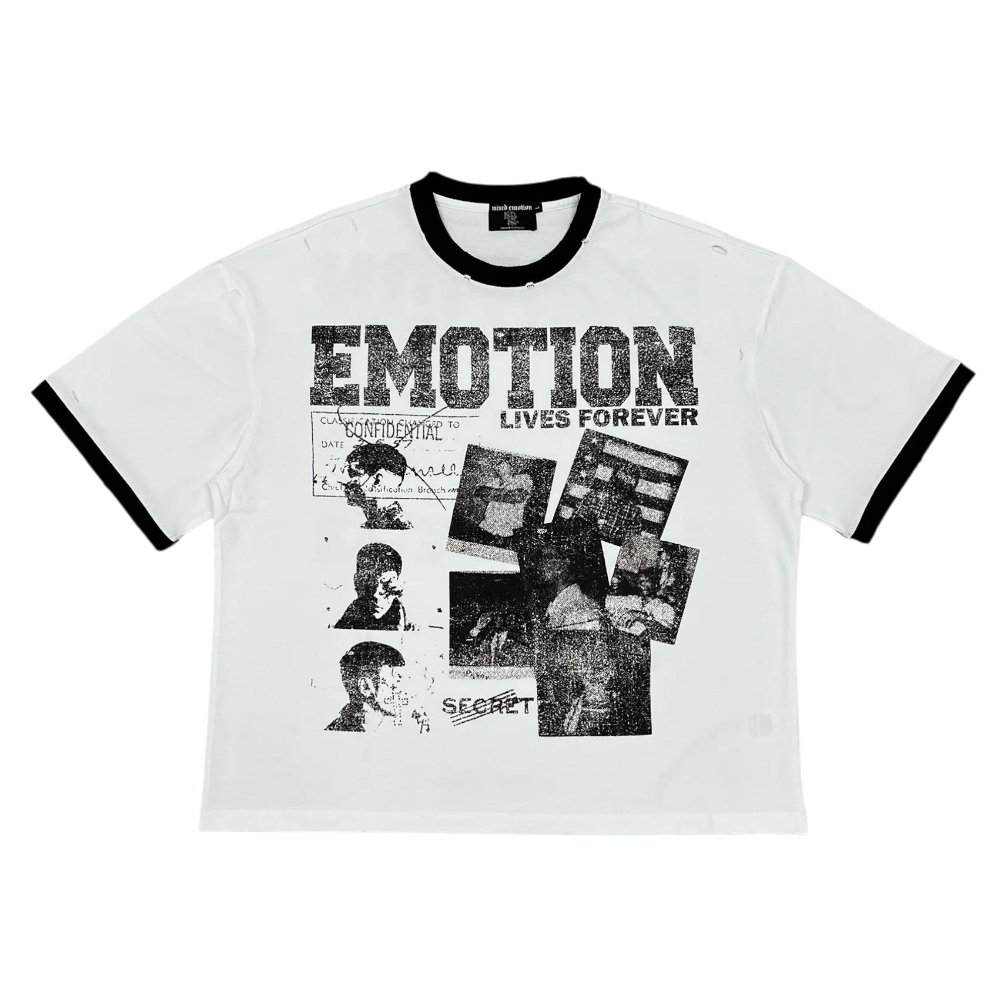 Mixed Emotions 'Secret' White Tee