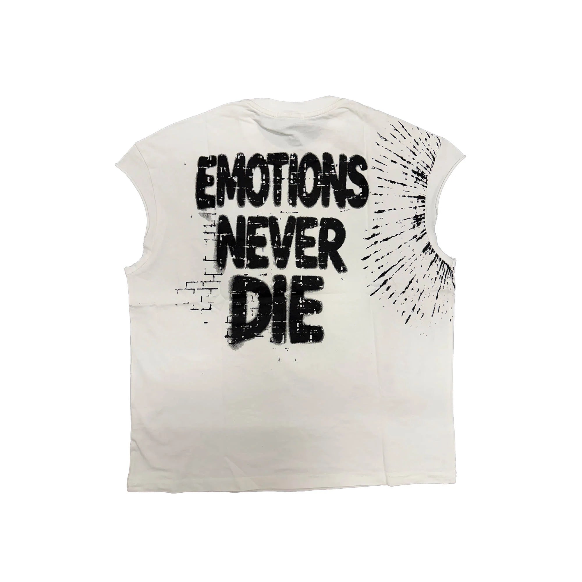 Mixed Emotions 'Starboy' White Sleeveless Tee