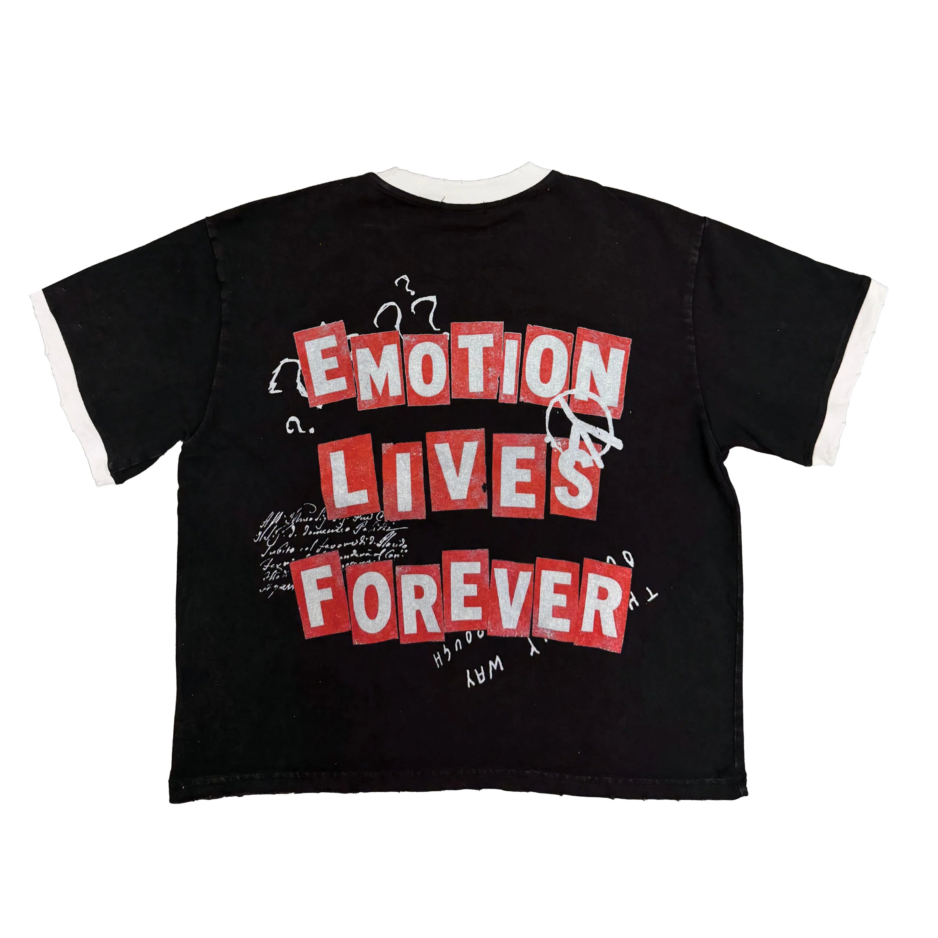 Mixed Emotions 'Static' Black Tee