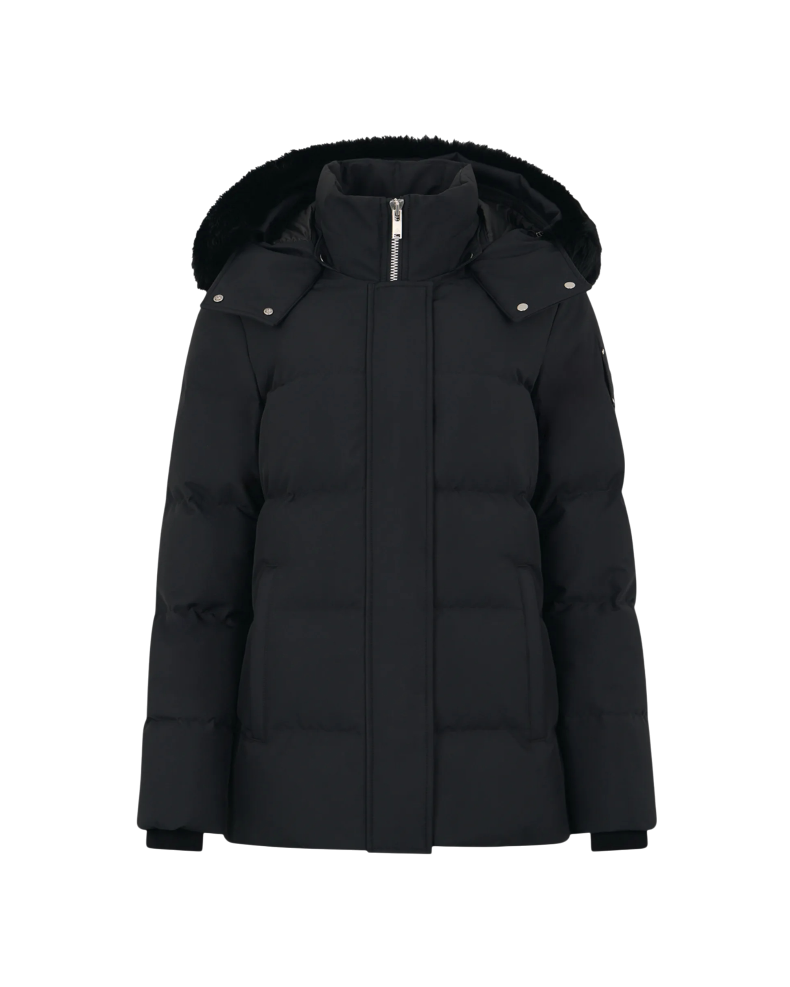Moose Knuckles 'Black Cloud' Black Puffer Parka