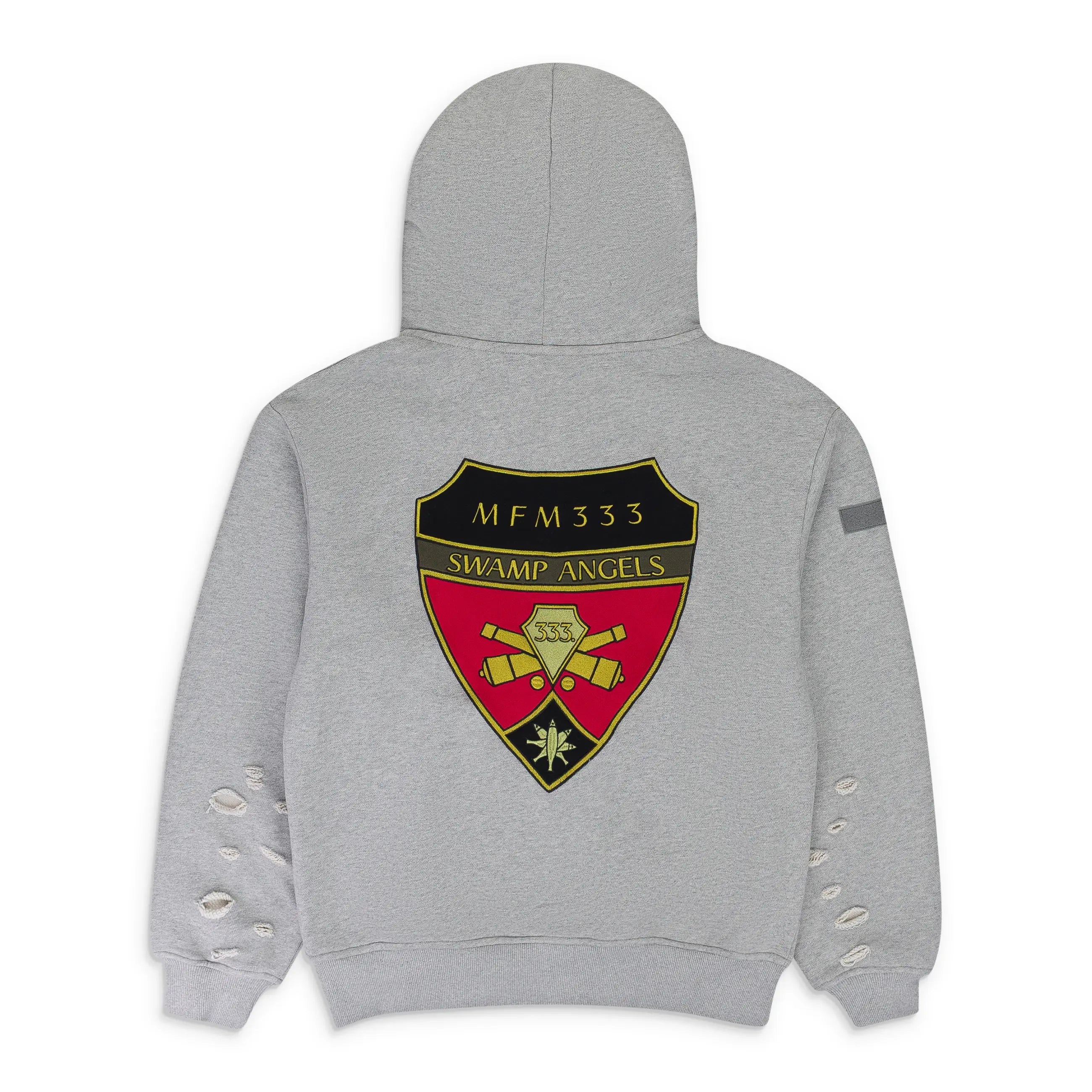 Murder.FM 'Special Ops' Grey Zip Up Hoodie