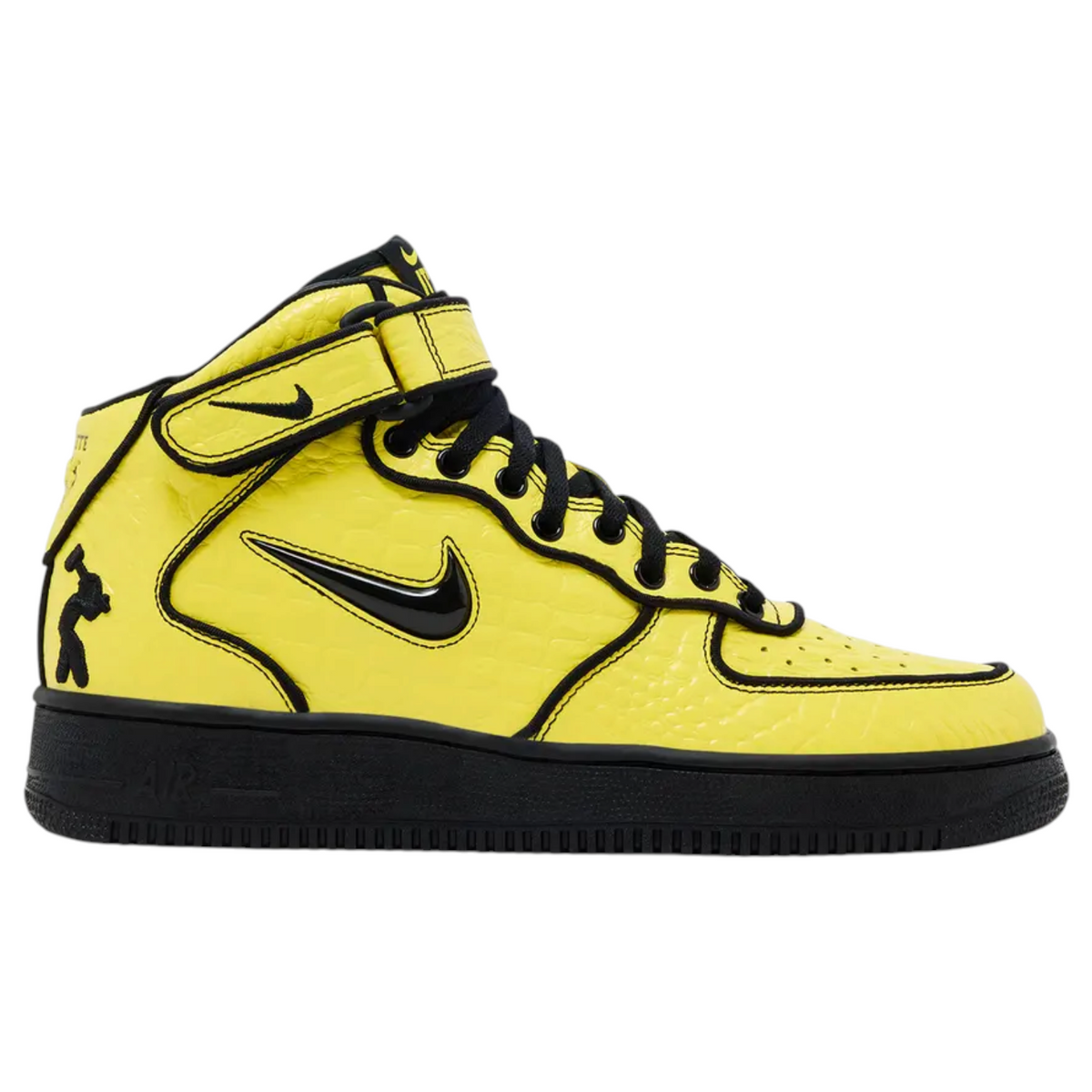 Nike AF1 Mid Lil Yachty Concrete Boys Opti Yellow Sneakers