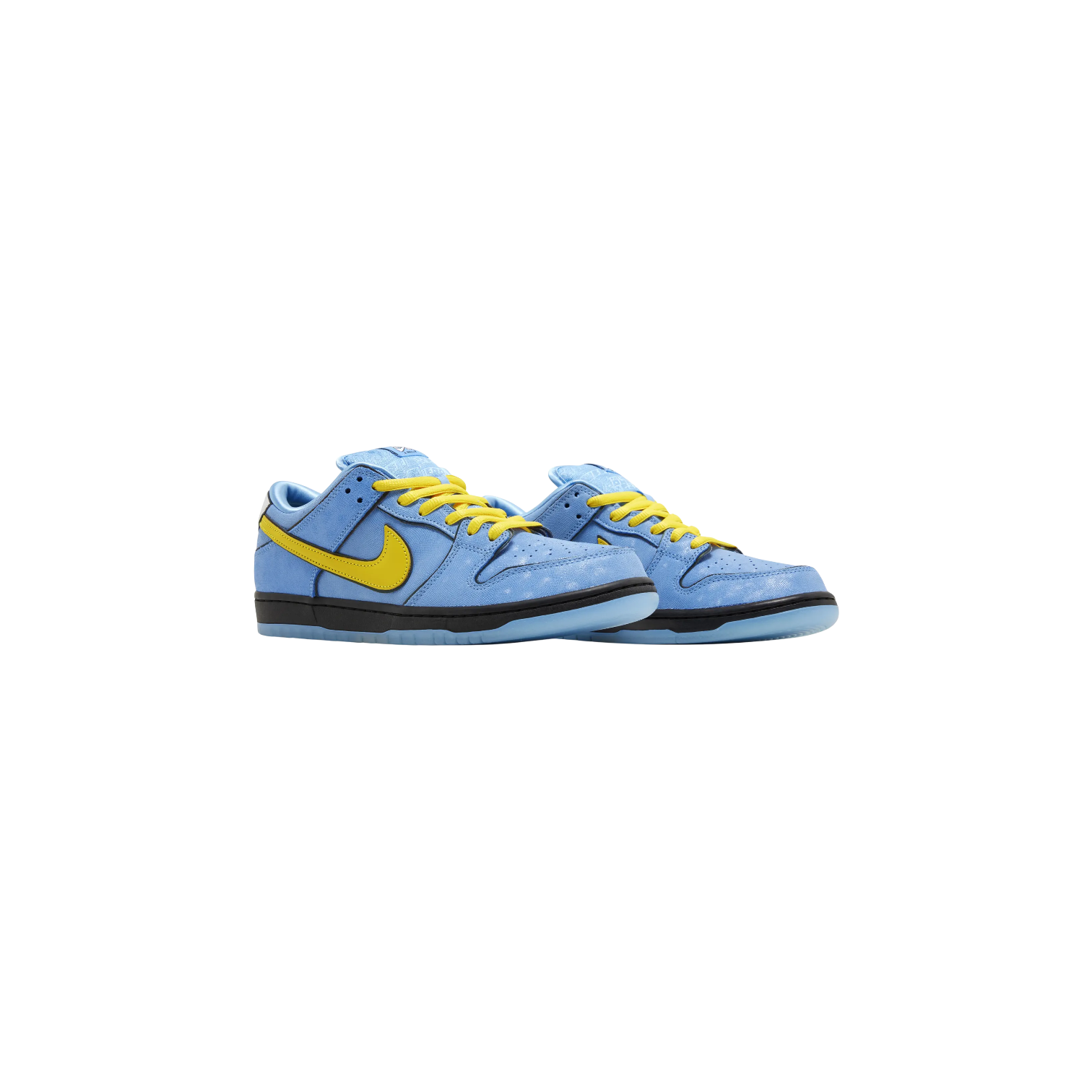 Nike SB Dunk Low 'Powerpuff Bubbles' Blue & Yellow Sneakers