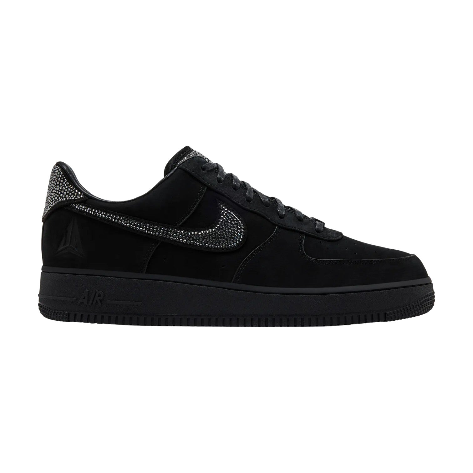 Nike 'AF1 Ja Morant Swarovski' Black Sneakers