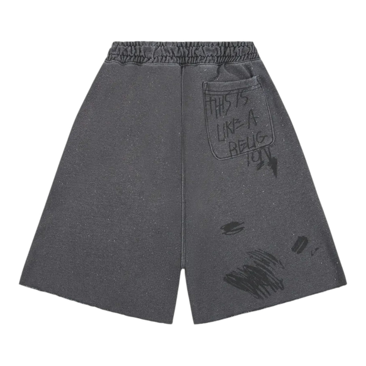 Paly Hollywood 'Carrying The Message' Dark Grey Shorts