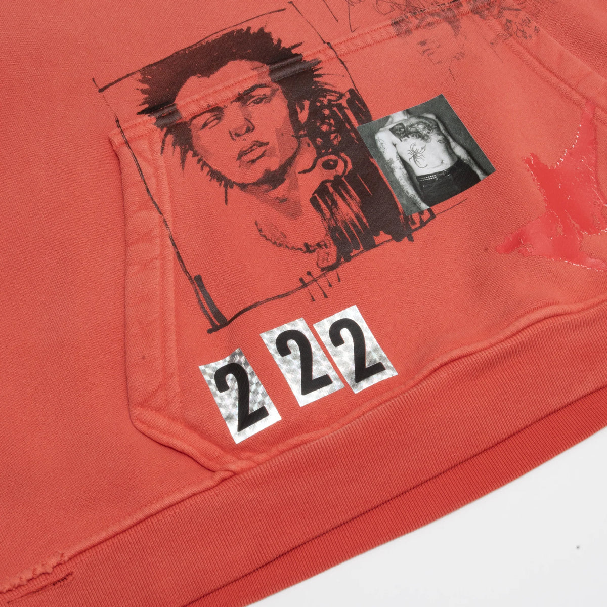 Paly Hollywood 'Chelseay Hotel' Red Hoodie