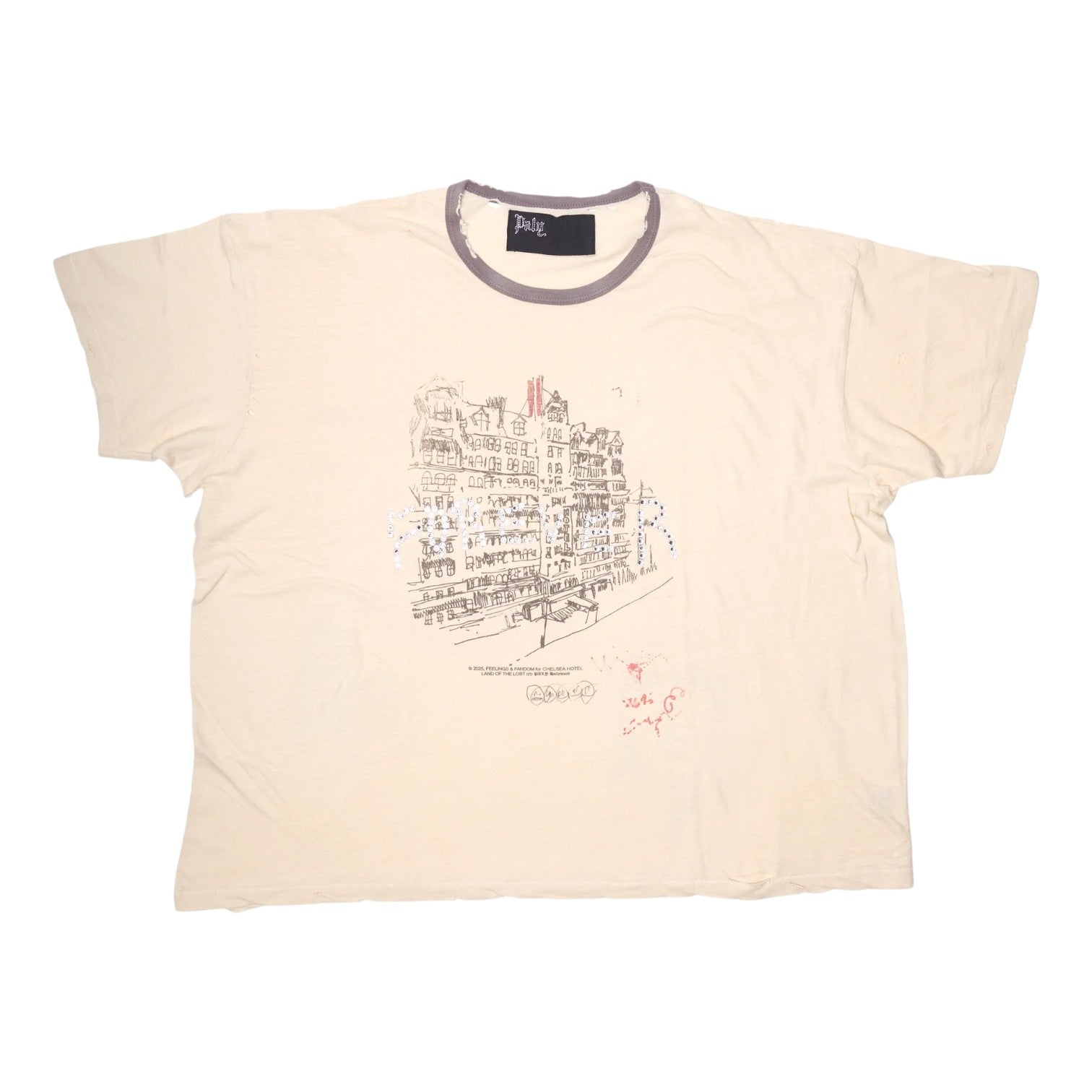 Paly 'Chelsea Hotel' White Tee