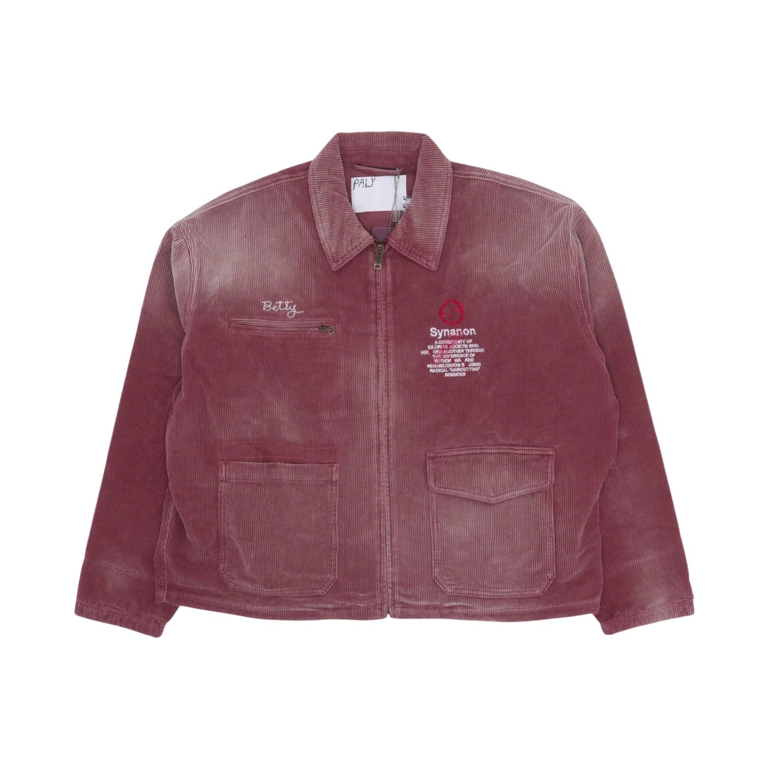 Paly 'Syanan' Red Corduroy Jacket