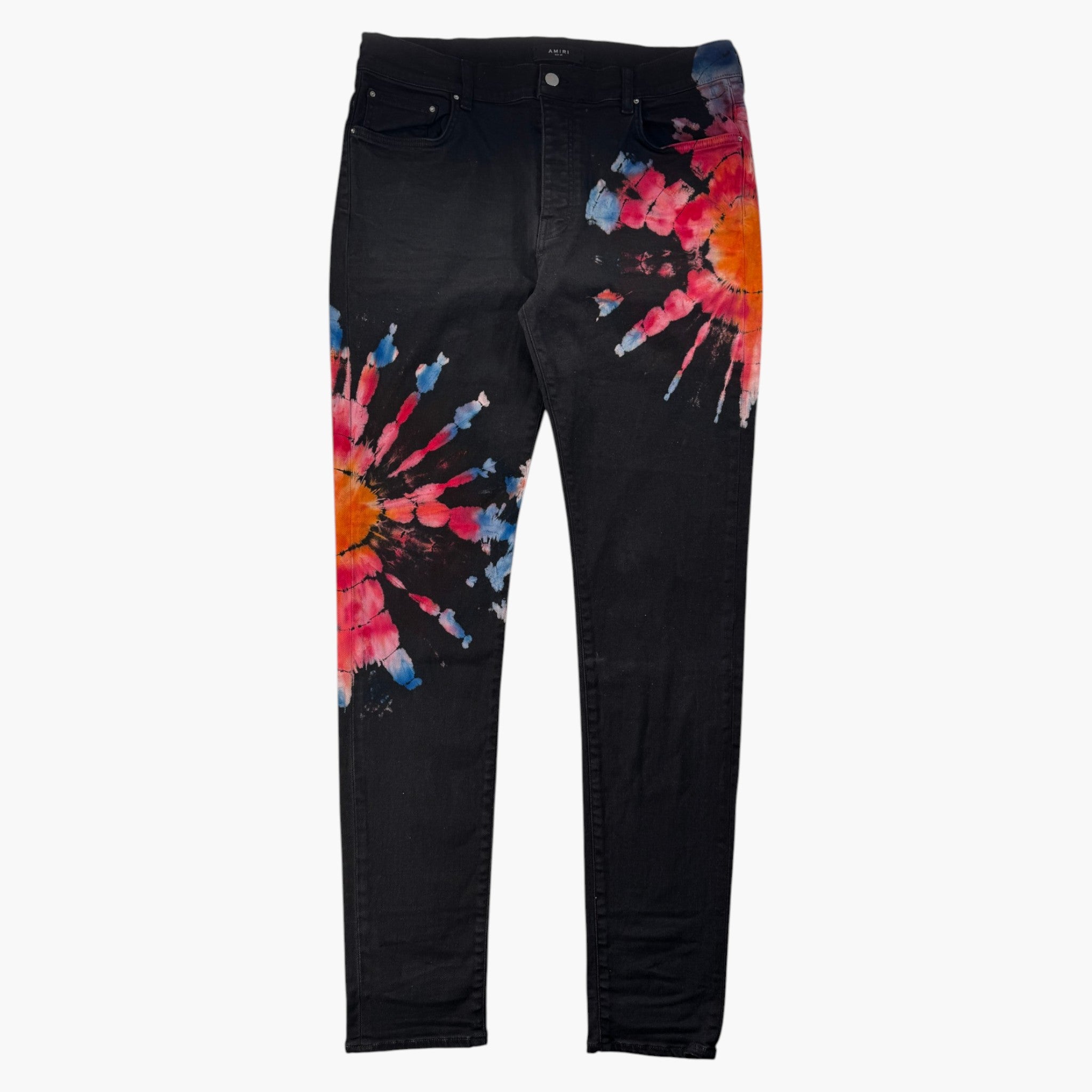 Amiri Black Tie Dye Jeans