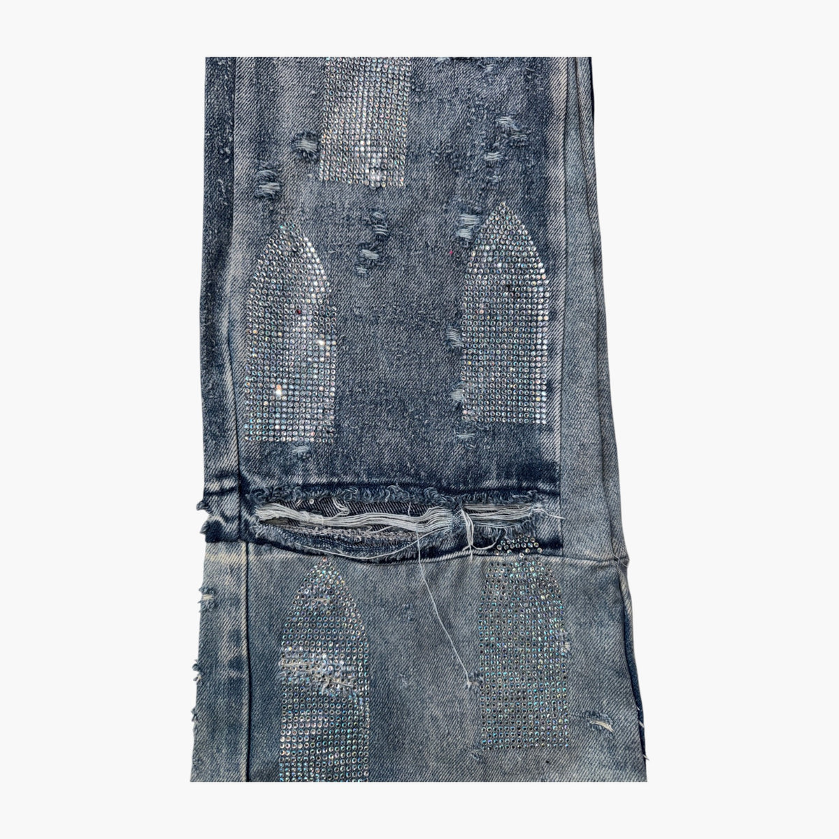 WDW Rhinestone Cemetery Blue Jeans