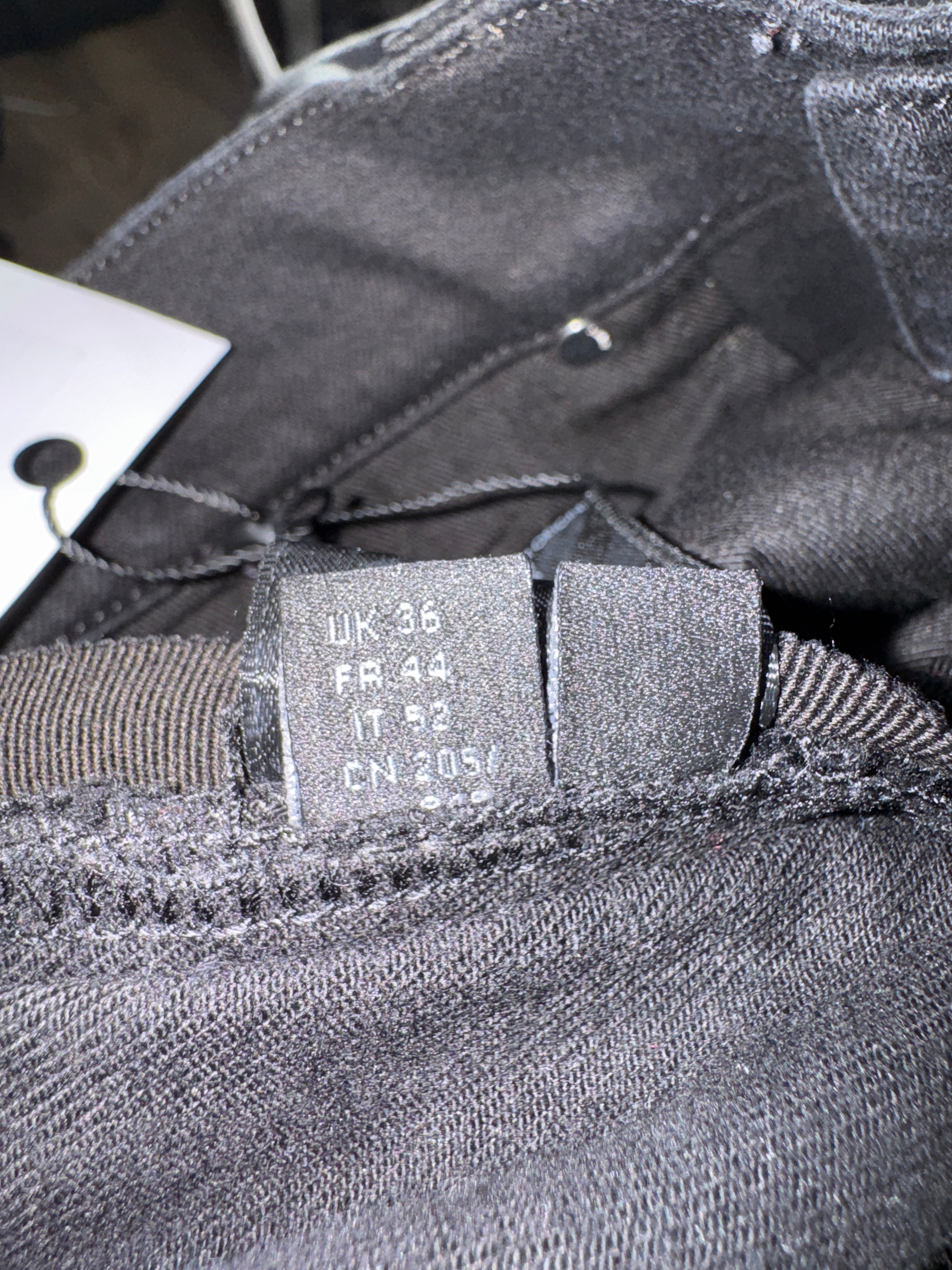 Amiri MX1 Black & Black Wax Patch Jeans