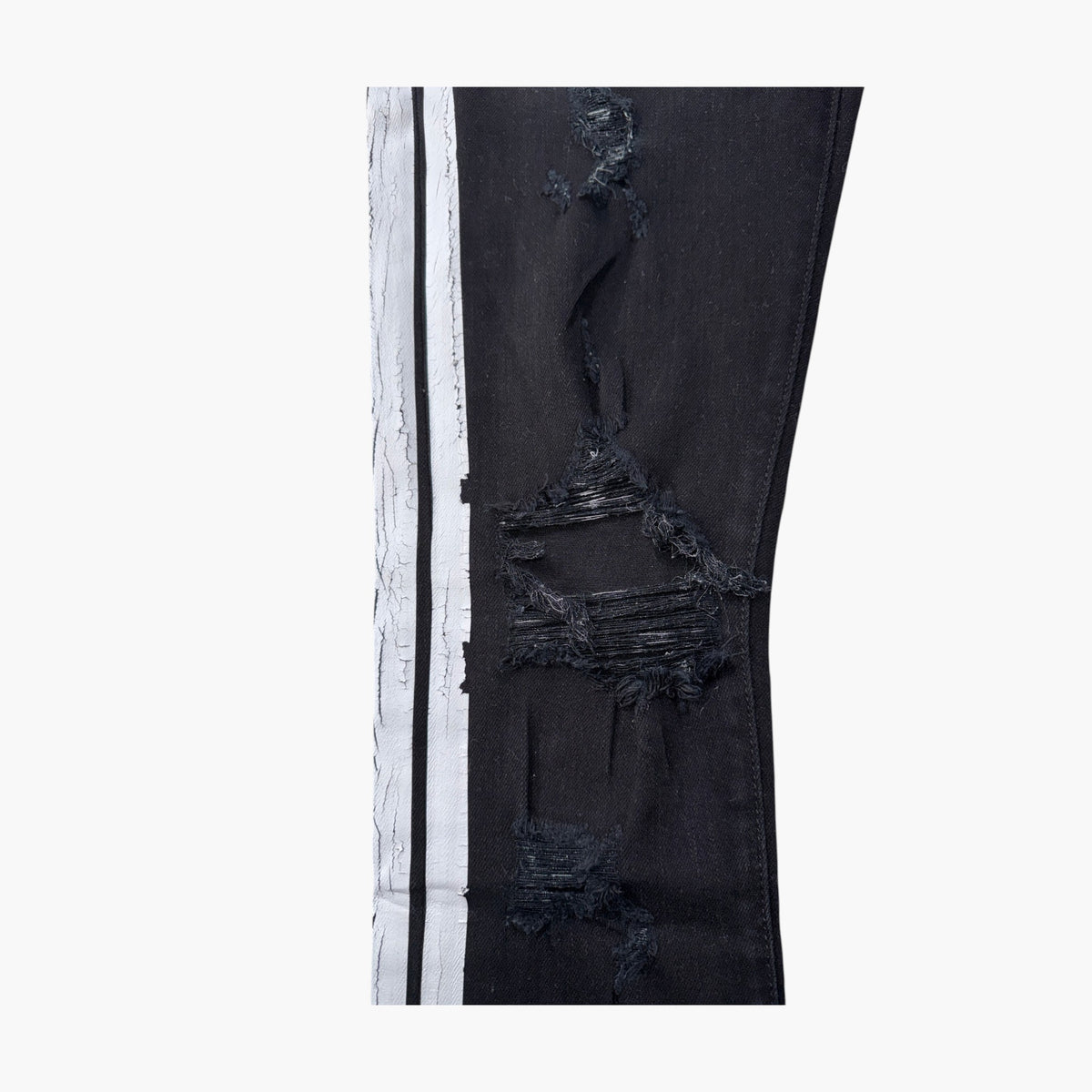 Amiri Black & White Track Stripe Jeans