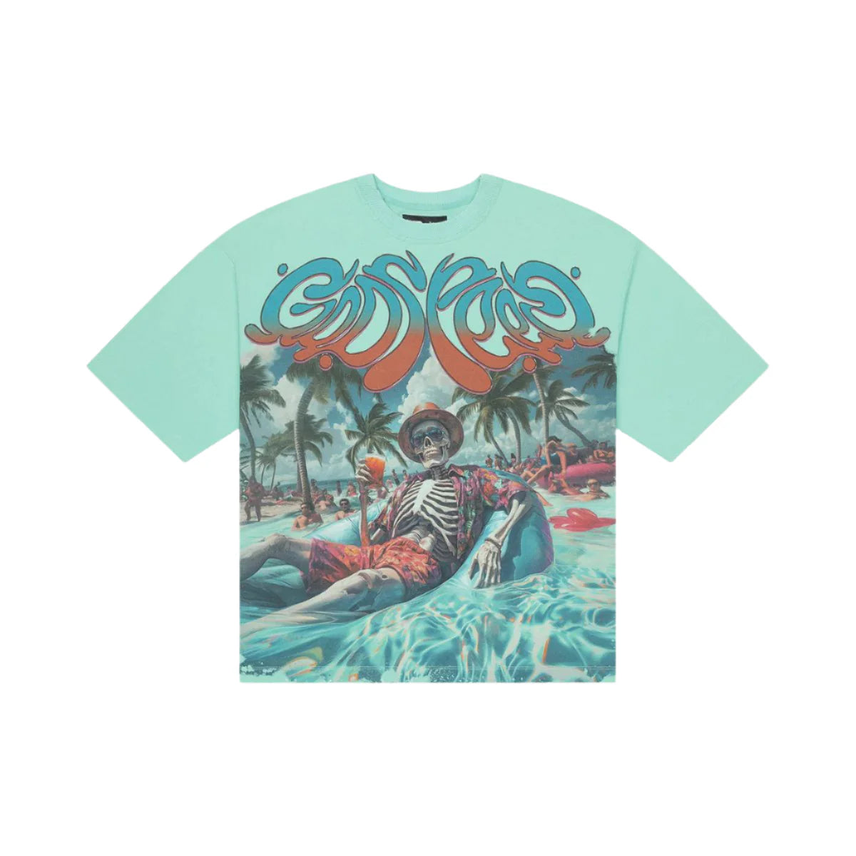 Godspeed 'Pool Party' Teal Tee