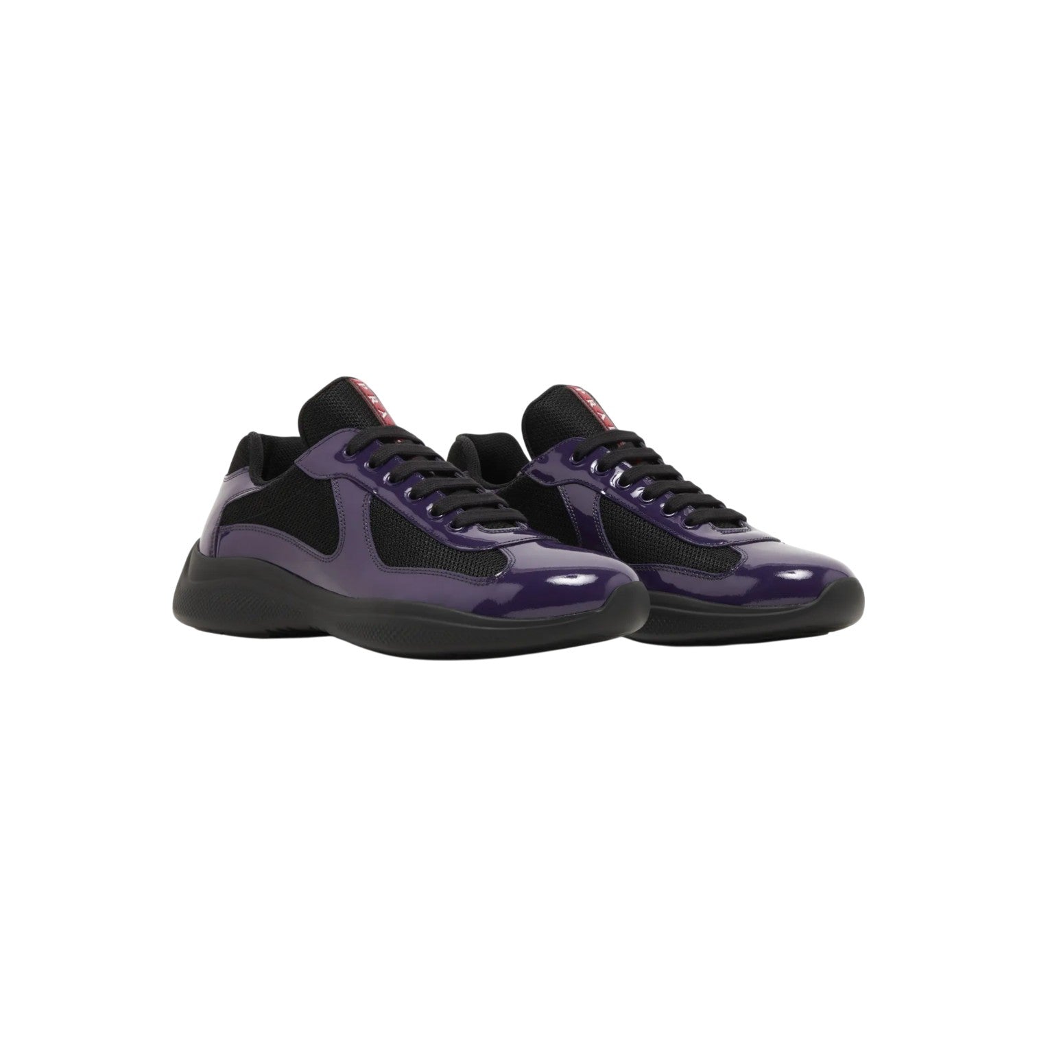 Prada 'America Cup' Black & Purple Sneakers